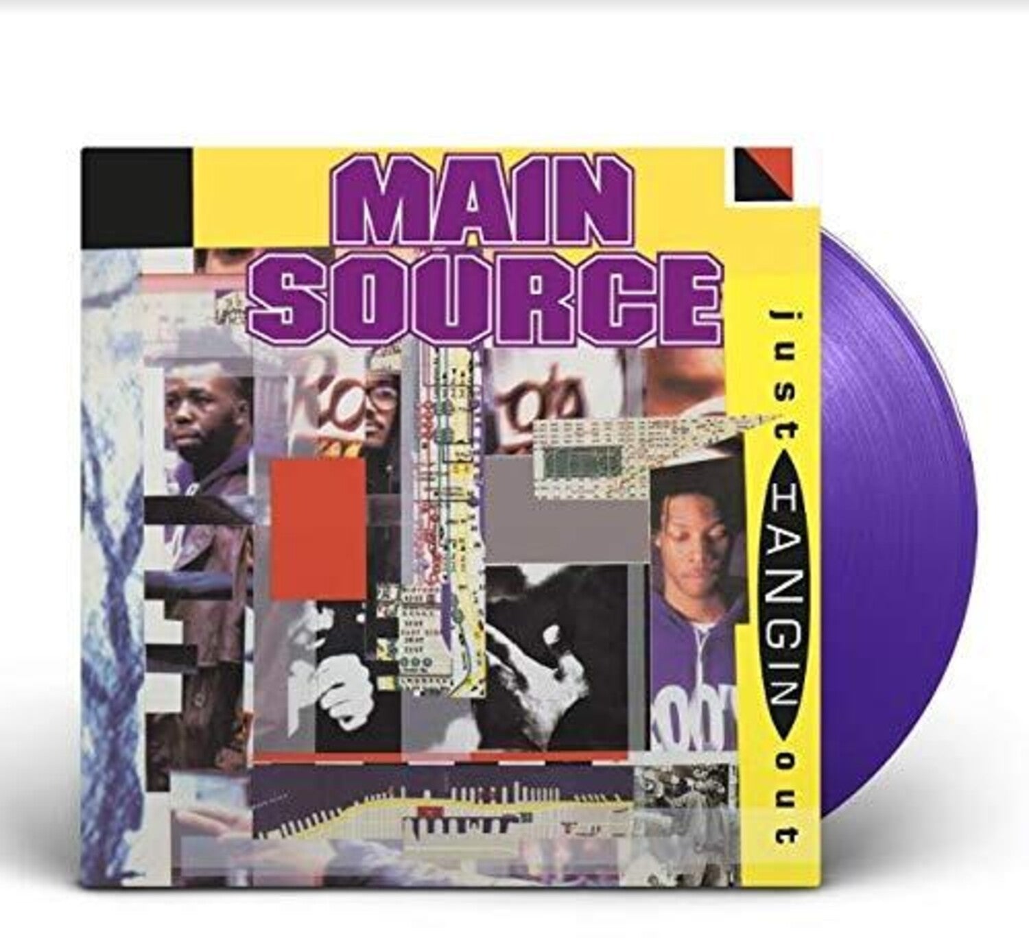 Main Source - Just Hangin' Out / Live At The Barbecue (Purple Vinyl)