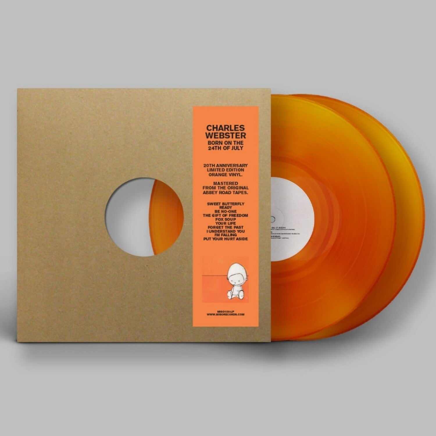 Charles Webster - Born On The 24th Of July 2xLP (Orange Vinyl)