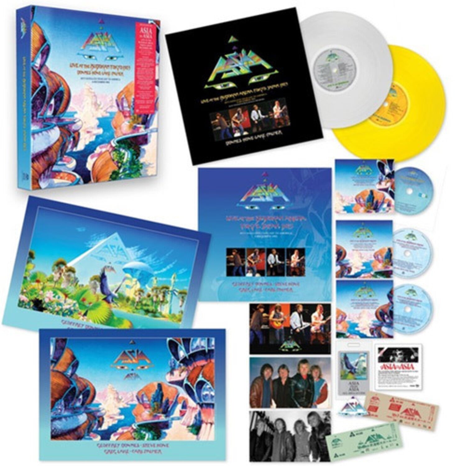 Asia In Asia - Live At The Budokan, Tokyo, 1983 5xLP
