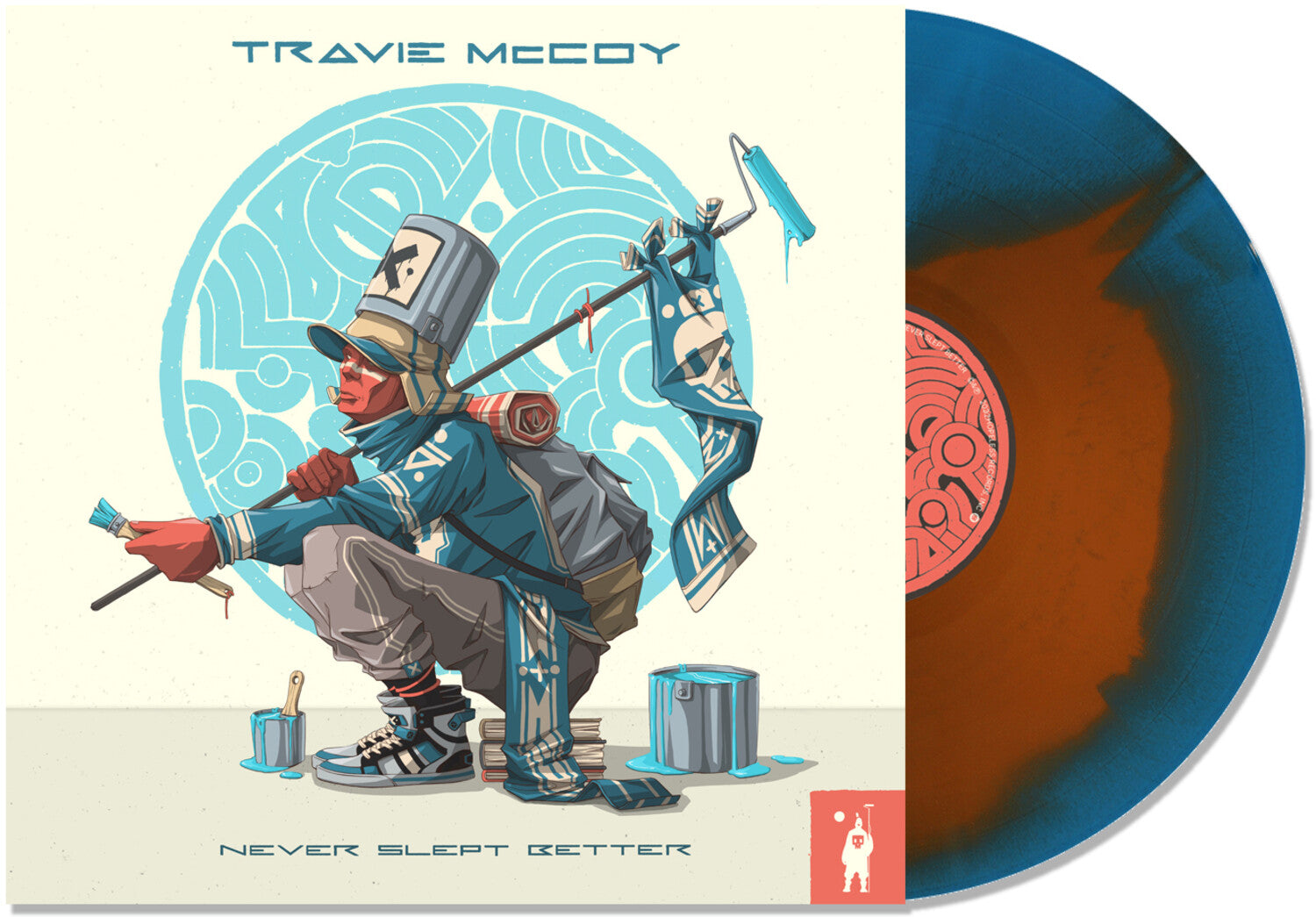Travie McCoy - Never Slept Better - Cinnamon Swirl (Orange Vinyl)