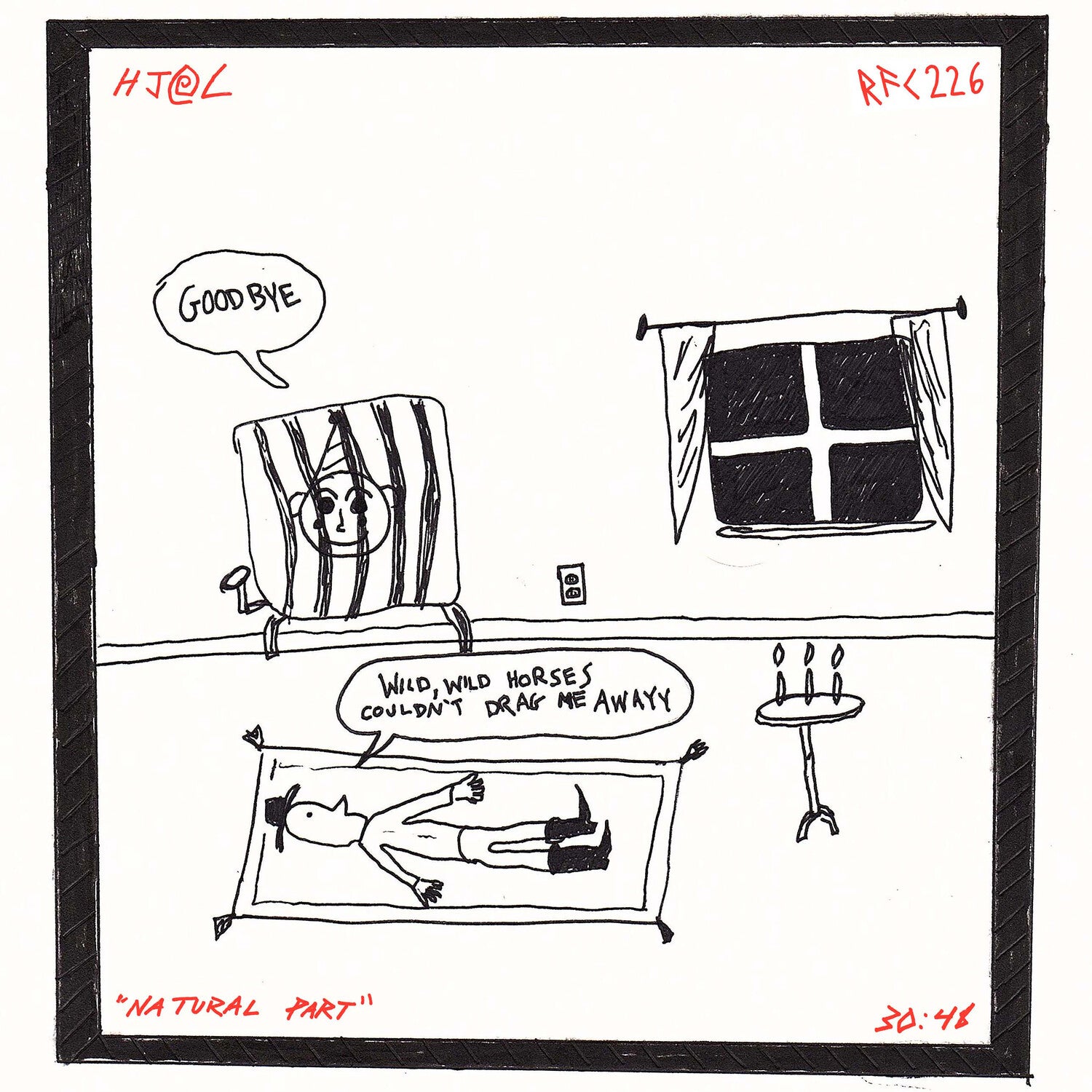 Horse Jumper of Love - Natural Part -Ttransparent Red (Red Vinyl)