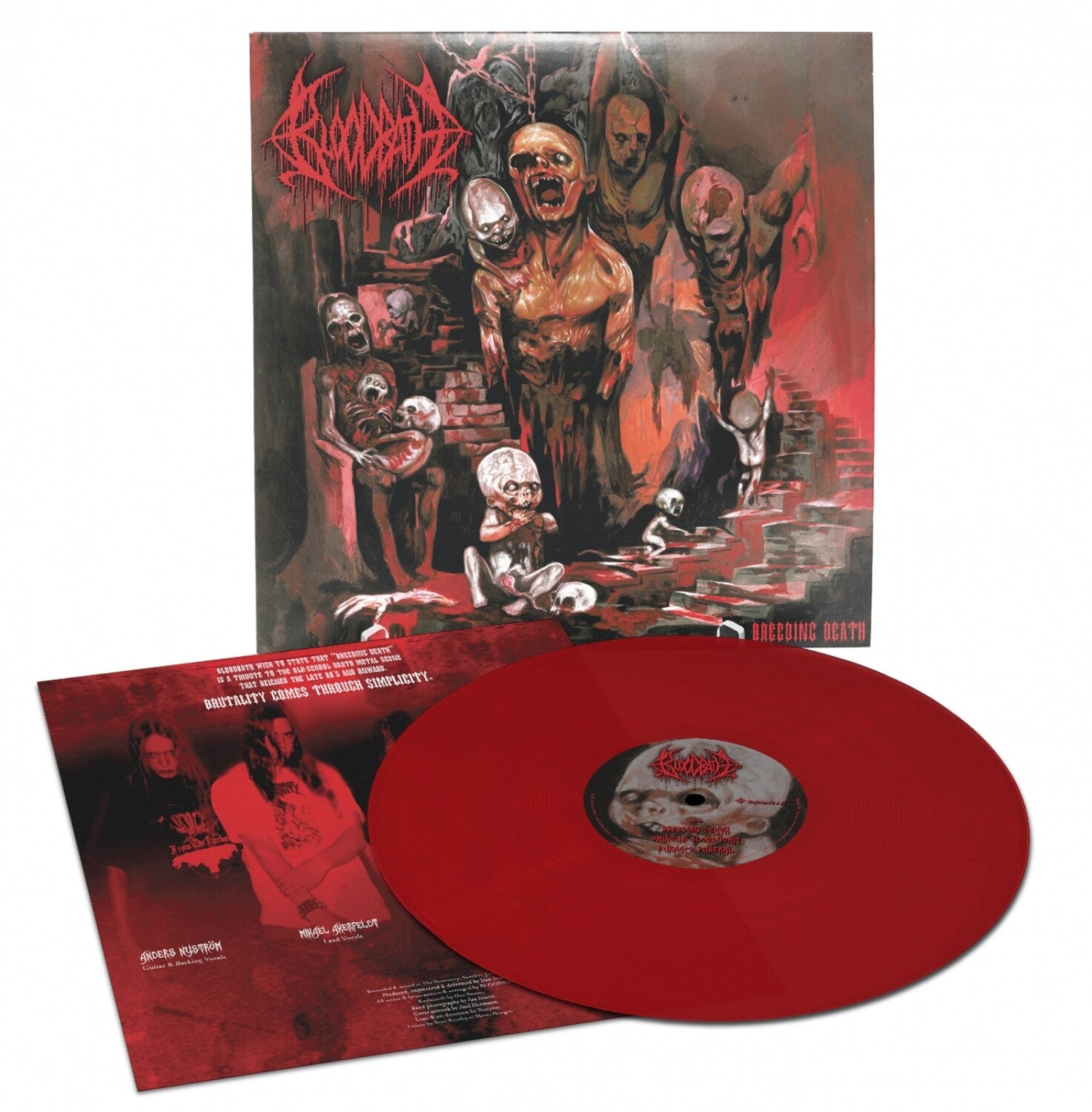 Bloodbath - Breeding Death - 140gm Red Vinyl (Red Vinyl)