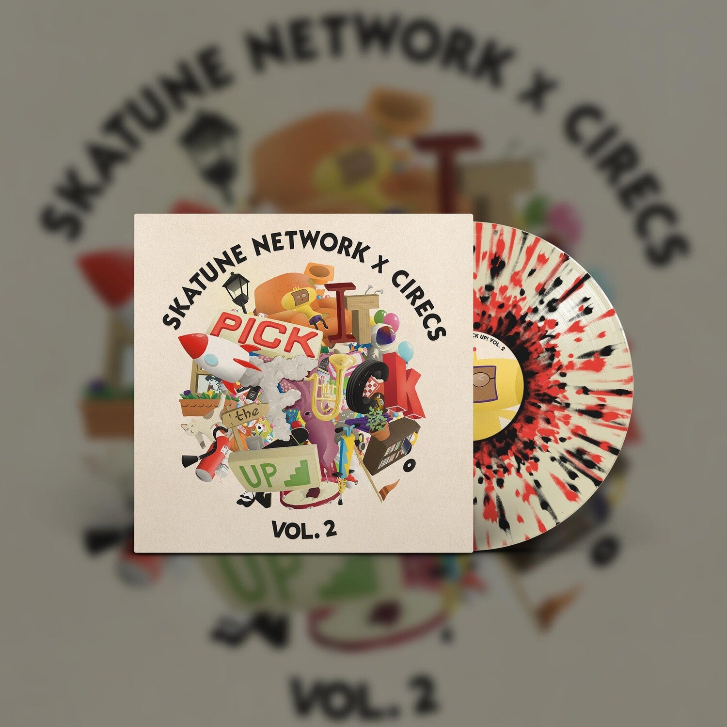 Skatune Network - Pick It The Fuck Up 2 (Red Vinyl)