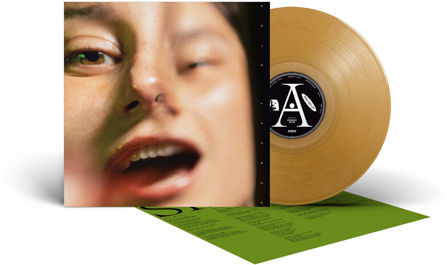 Pencey Sloe - Neglect - Crystal Clear / Gold (Clear Vinyl)
