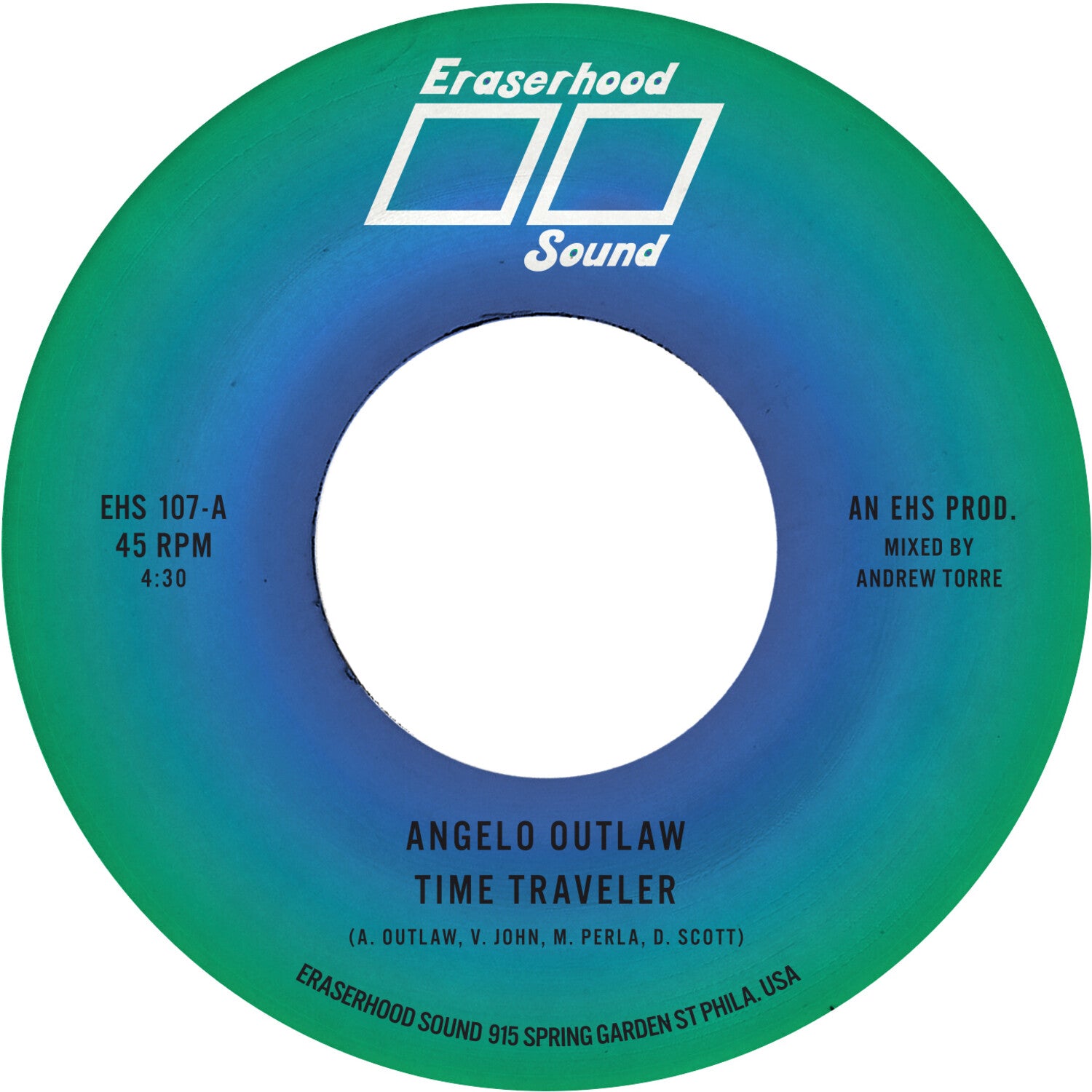 Angelo Outlaw - Time Traveler - Clear (Clear Vinyl)