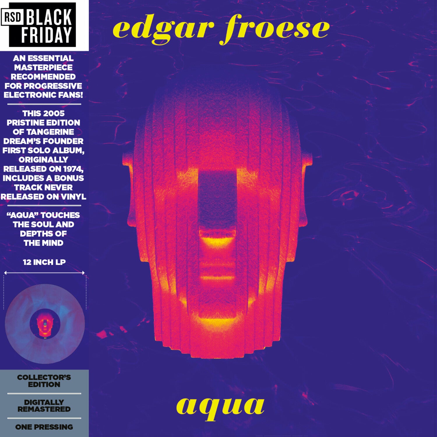Edgar Froese - Aqua (Blue Vinyl)