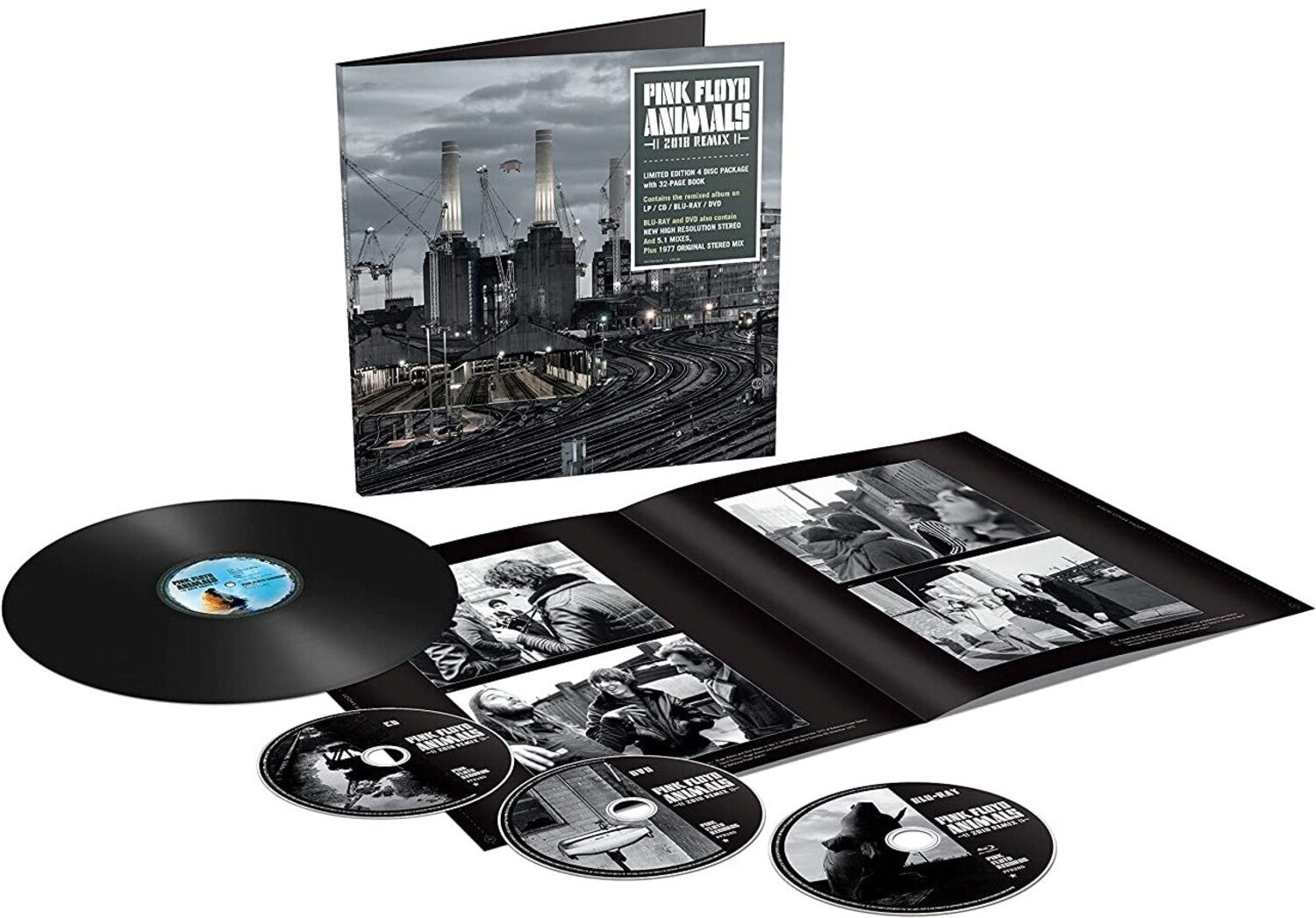 Pink Floyd - Animals (2018 Remix) Deluxe Limited LP / CD / BR / DVD 4xLP (Deluxe)
