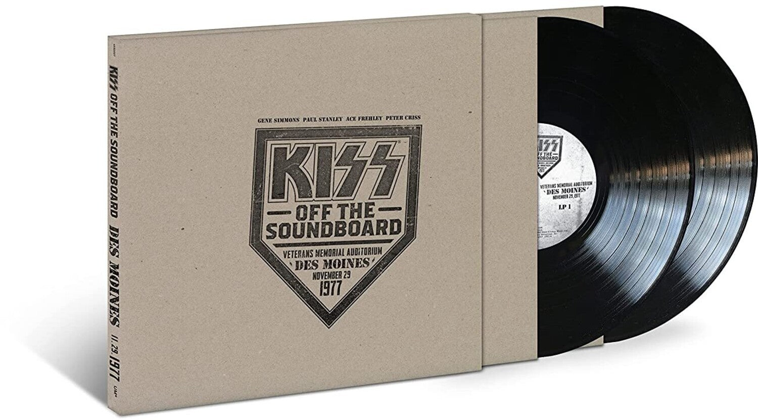 KISS Off The Soundboard: Live In Des Moines 1977 2xLP
