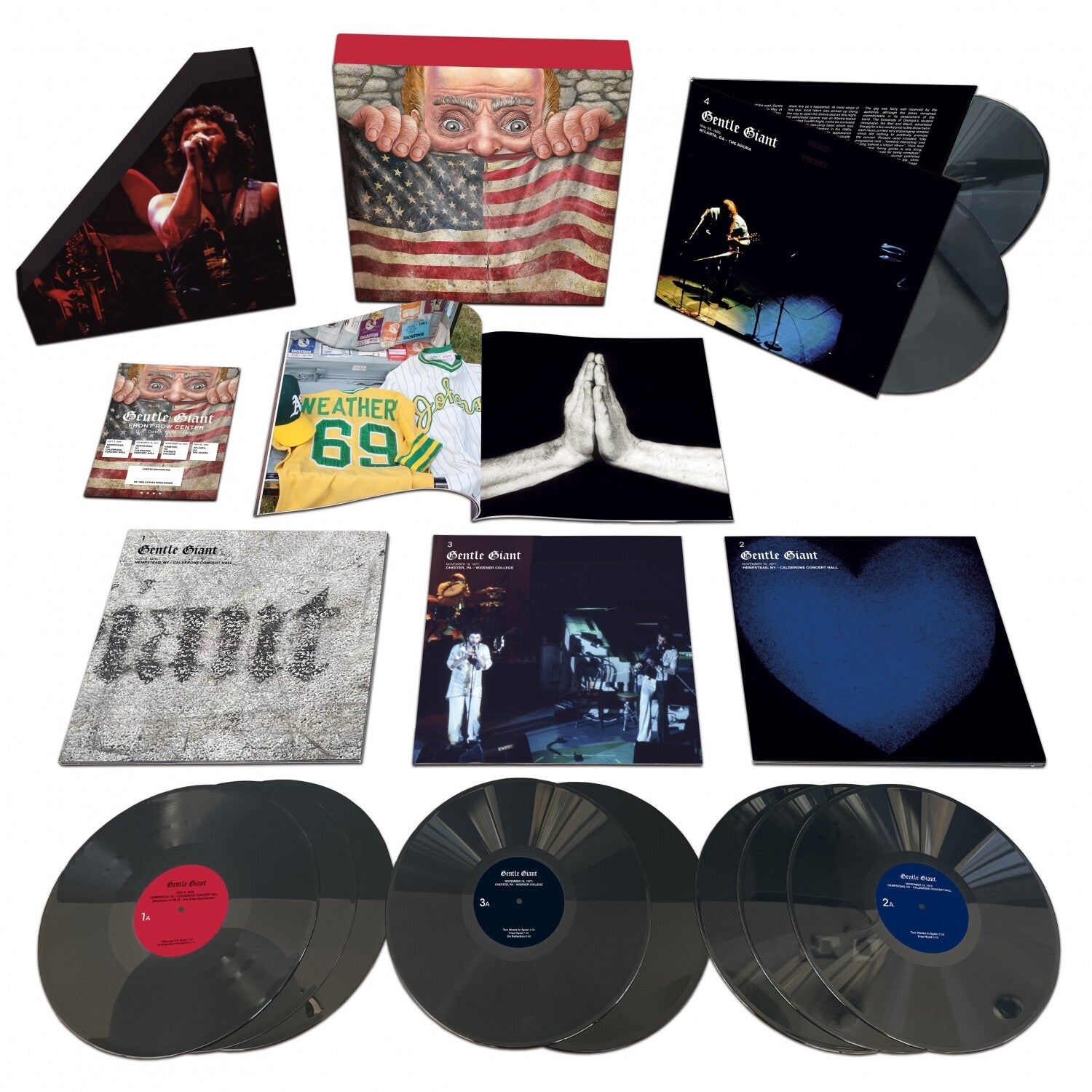 Gentle Giant - Front Row Center: US Dates 1976-1980 - Box Set & 60pg Book 10xLP