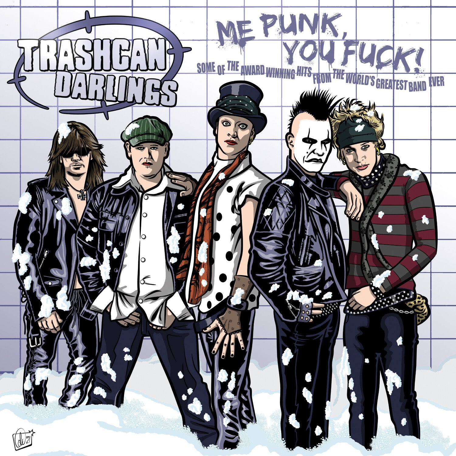 Trashcan Darlings - Me Punk You Fuck (Red Vinyl)