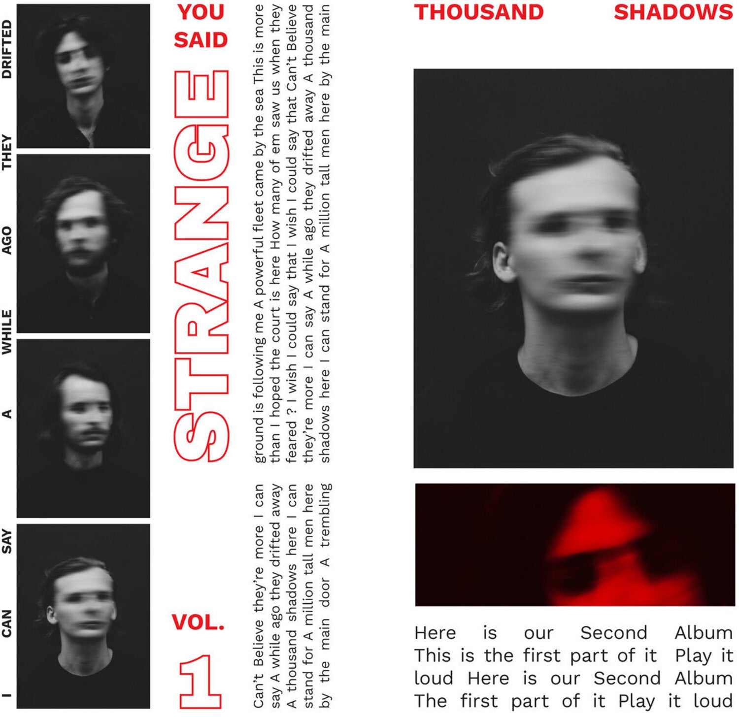 You Said Strange - Thousand Shadows Vol. 1 (Red Vinyl)