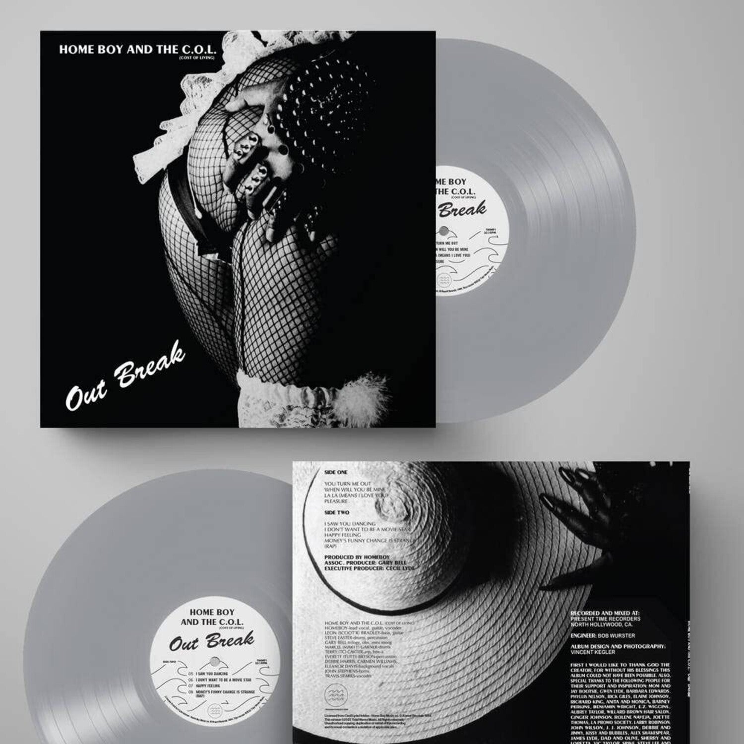 Home Boy & C.O.L. - Out Break (Silver Vinyl)