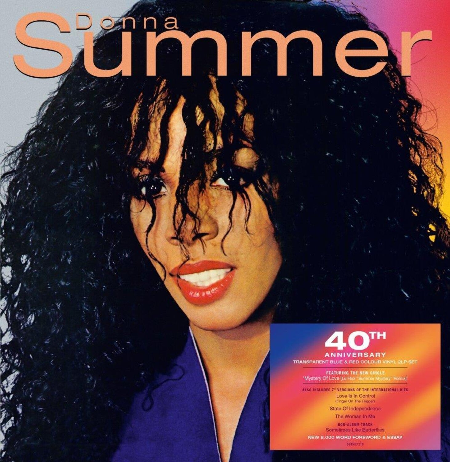 Donna Summer: 40th Anniversary - 140-Gram Blue & Red Colored Vinyl 2xLP (Blue Vinyl)
