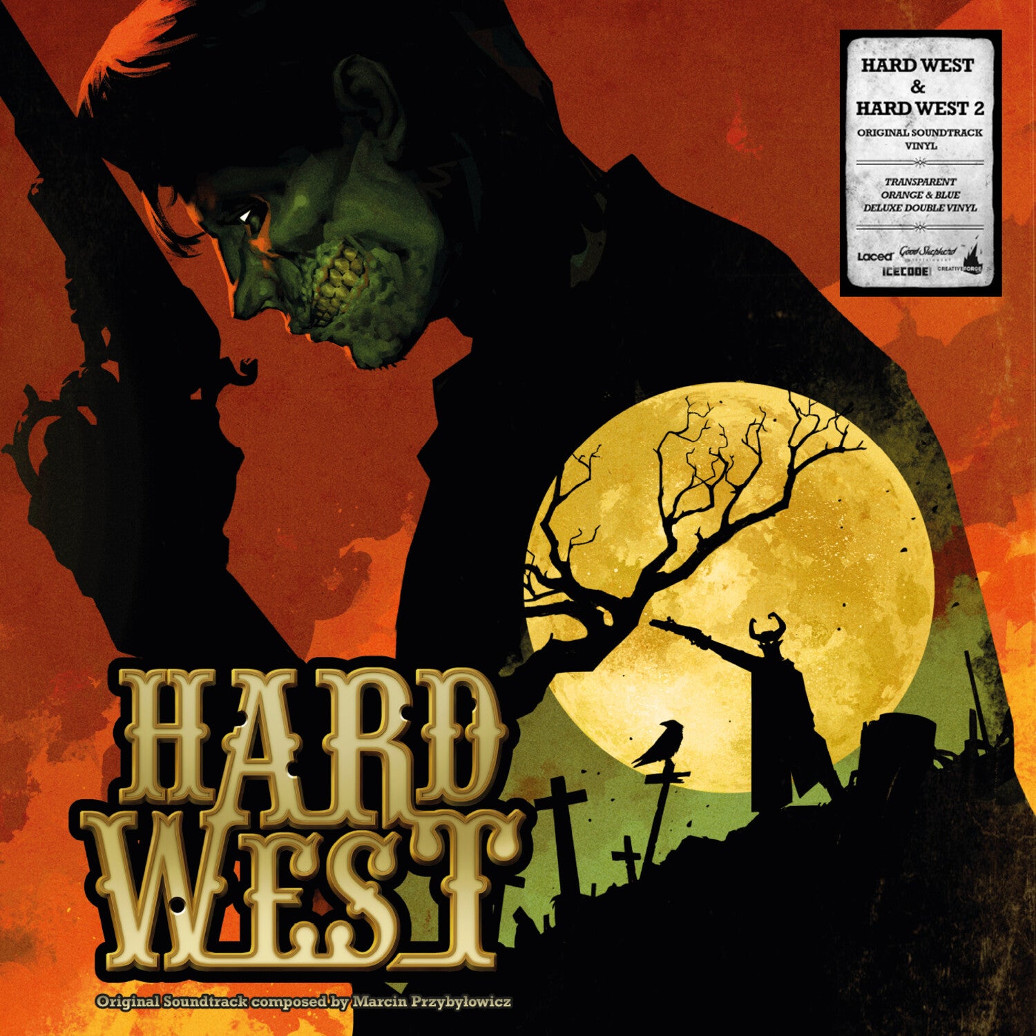 Marcin Przybylowicz / Jason Graves - Hard West & Hard West 2 (Original Soundtrack) 2xLP (Orange Vinyl)