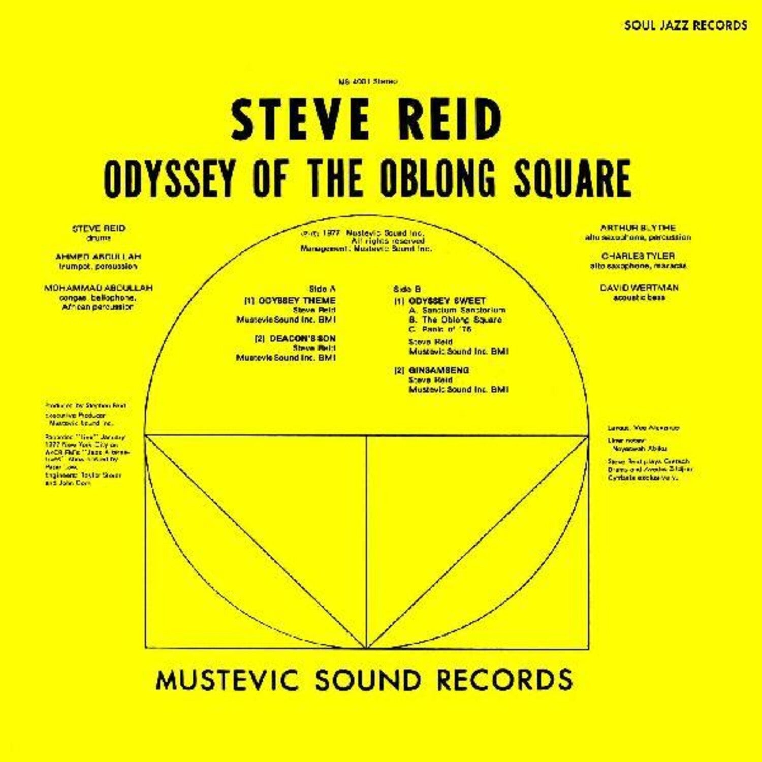 Steve Reid - Odyssey Of The Oblong Square (Gold Vinyl)