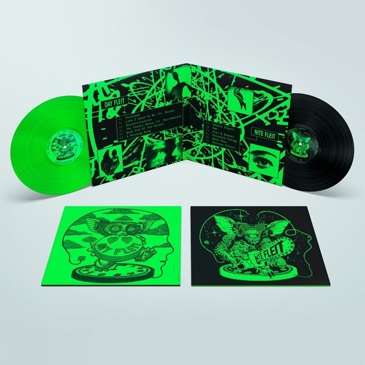 Nite Fleit - Day Fleit / Night Fleit 2xLP (Green Vinyl)