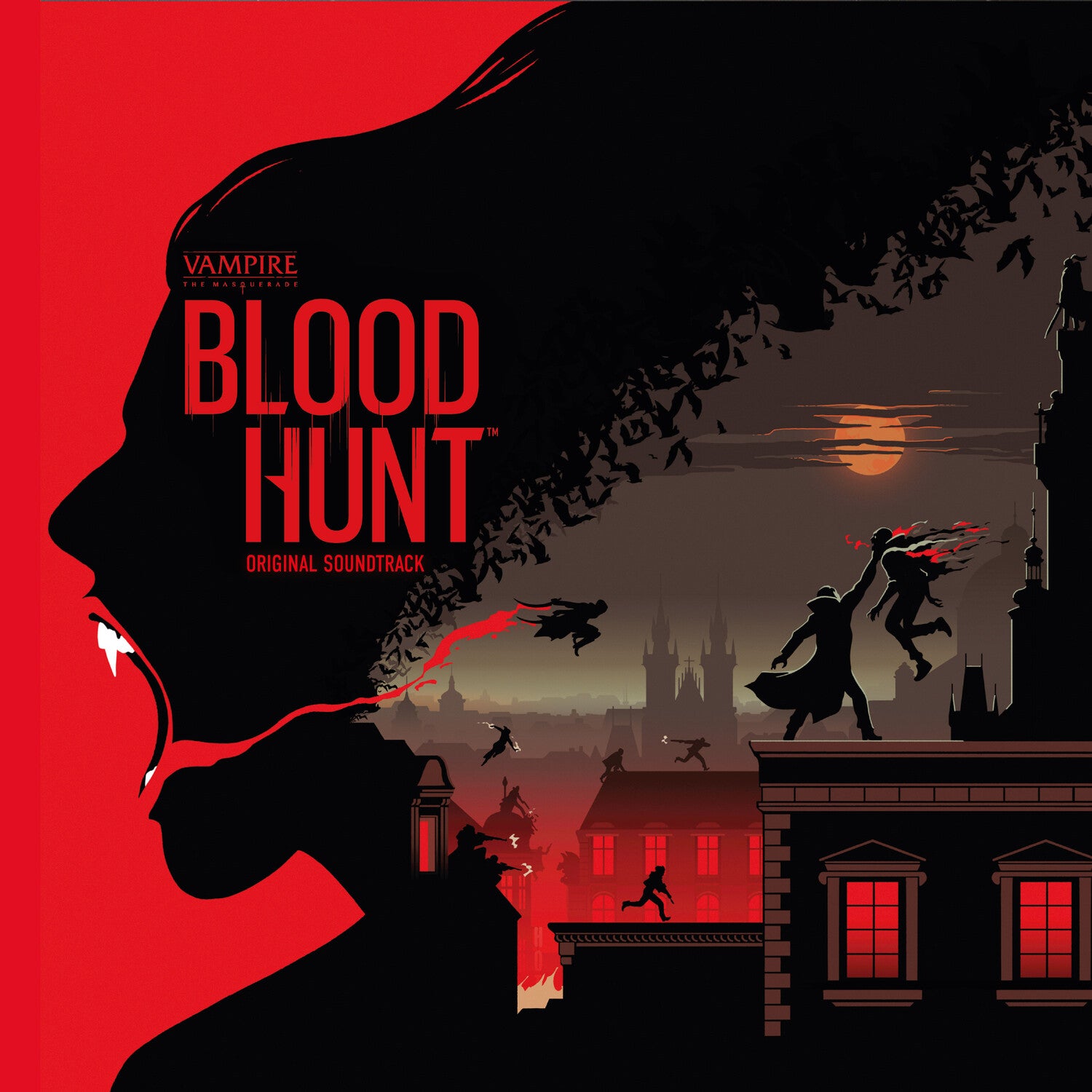 Vampire the Masquerade: Bloodhunt - O.S.T. - Vampire: The Masquerade - Bloodhunt (Original Soundtrack) 2xLP (Red Vinyl)