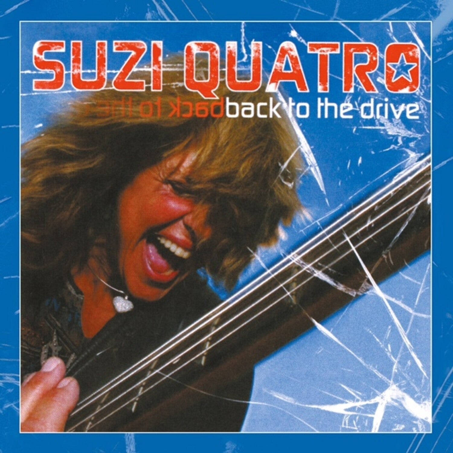 Suzy Quatro - Back To The Drive - Transparernt blue / white splatter vinyl 2xLP