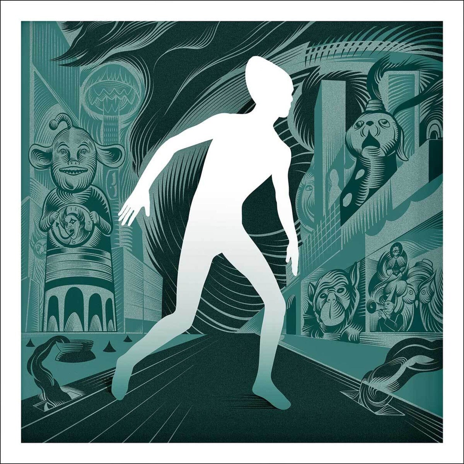 Gerald V. Casale / Devo - The Invisible Man (Clear Vinyl)