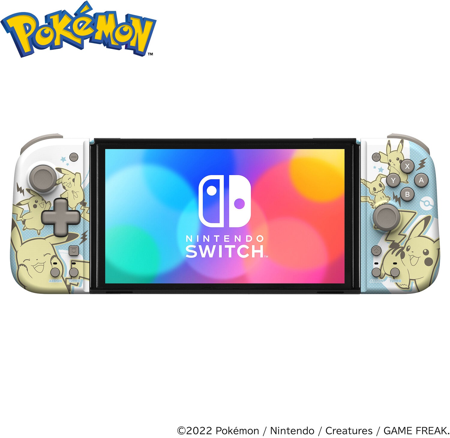 Switch Accessory: Controller - HORI Split Pad Compact - Pokémon: Pikachu & Mamikyu: Officially Licensed by Nintendo