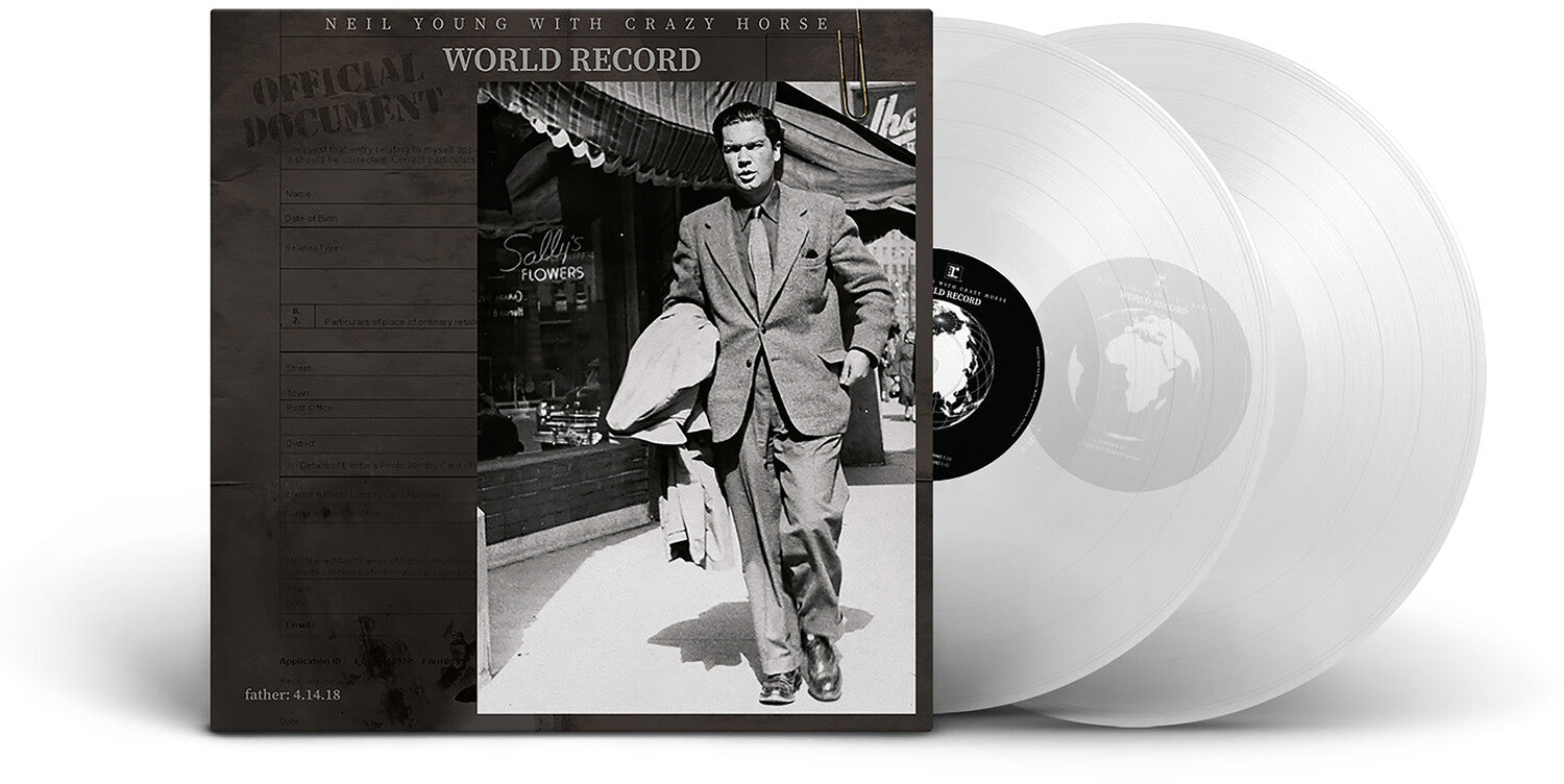 Neil Young & Crazy Horse - World Record 2xLP (Clear Vinyl)