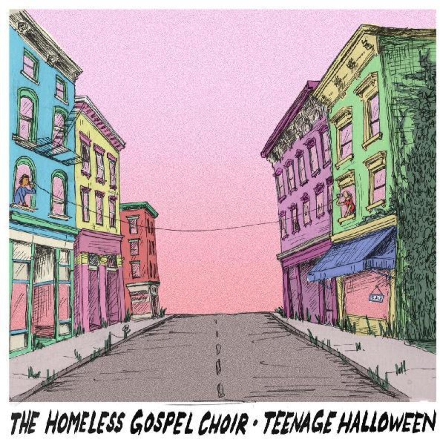 Homeless Gospel Choir & Teenage Halloween - The Homeless Gospel Choir & Teenage Halloween (Clear Vinyl)