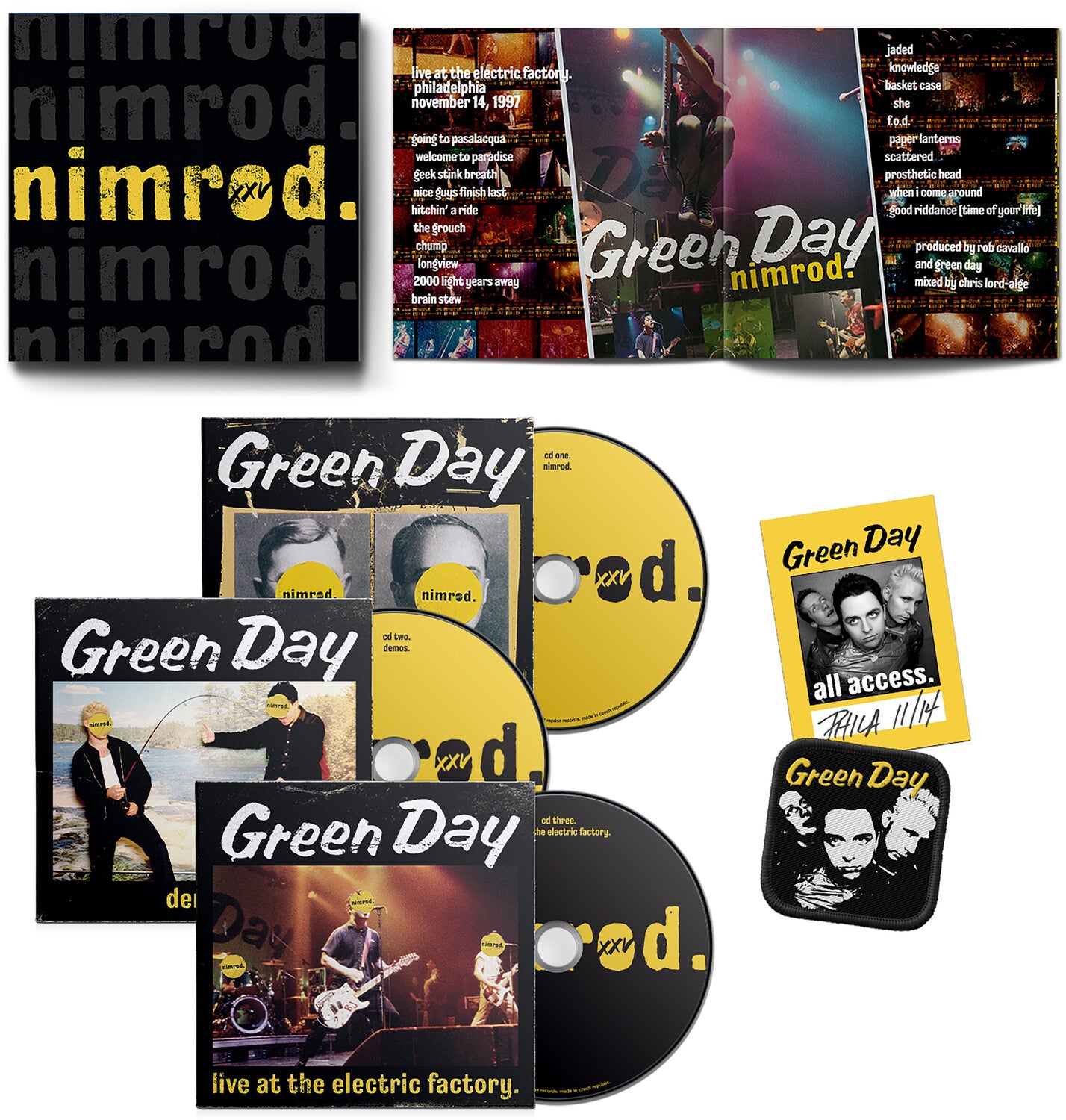 Green Day - Nimrod 3xCD (Anniversary Edition)