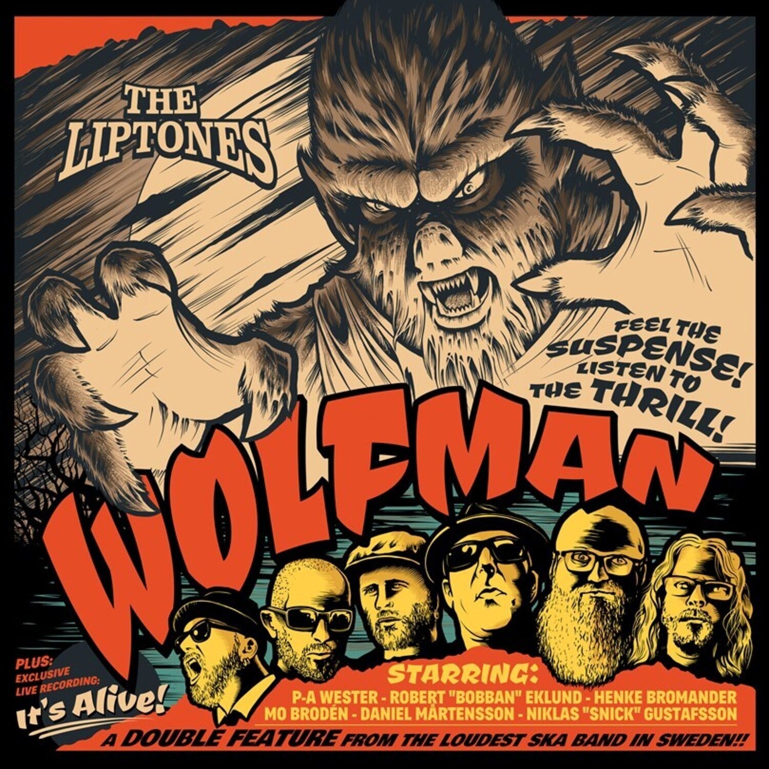 Liptones - Wolfman - It's Alive 2xLP
