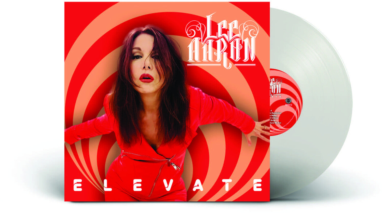 Lee Aaron - Elevate - Clear Black Marbled (Clear Vinyl)