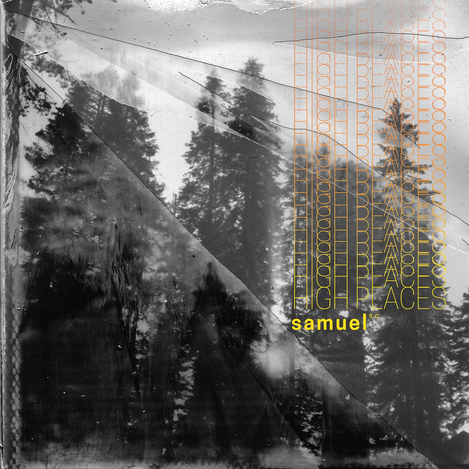 Samuel S.C. - High Places - Clear & Black Swirl (Clear Vinyl)