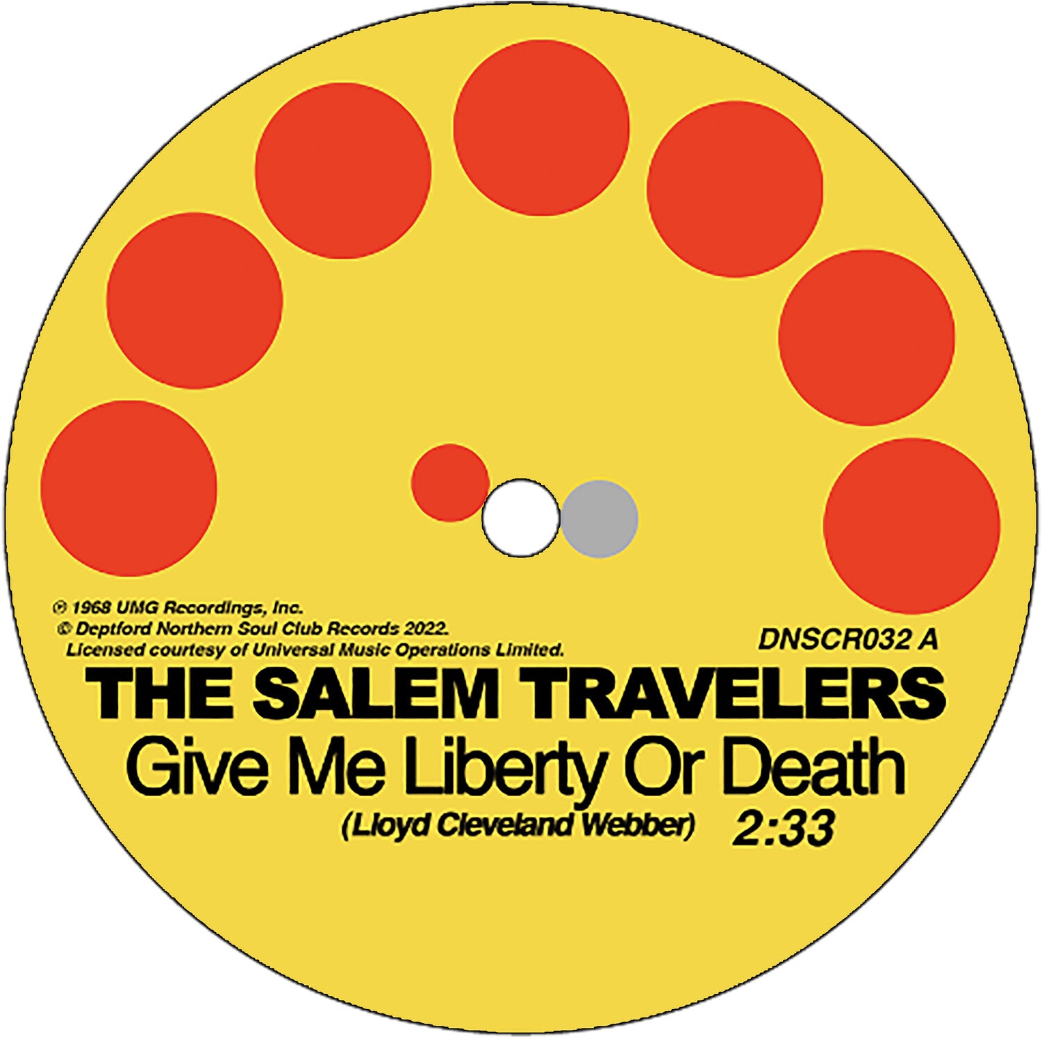 Salem Travelers - Tell It Like It Is/give Me Liberty Or Death