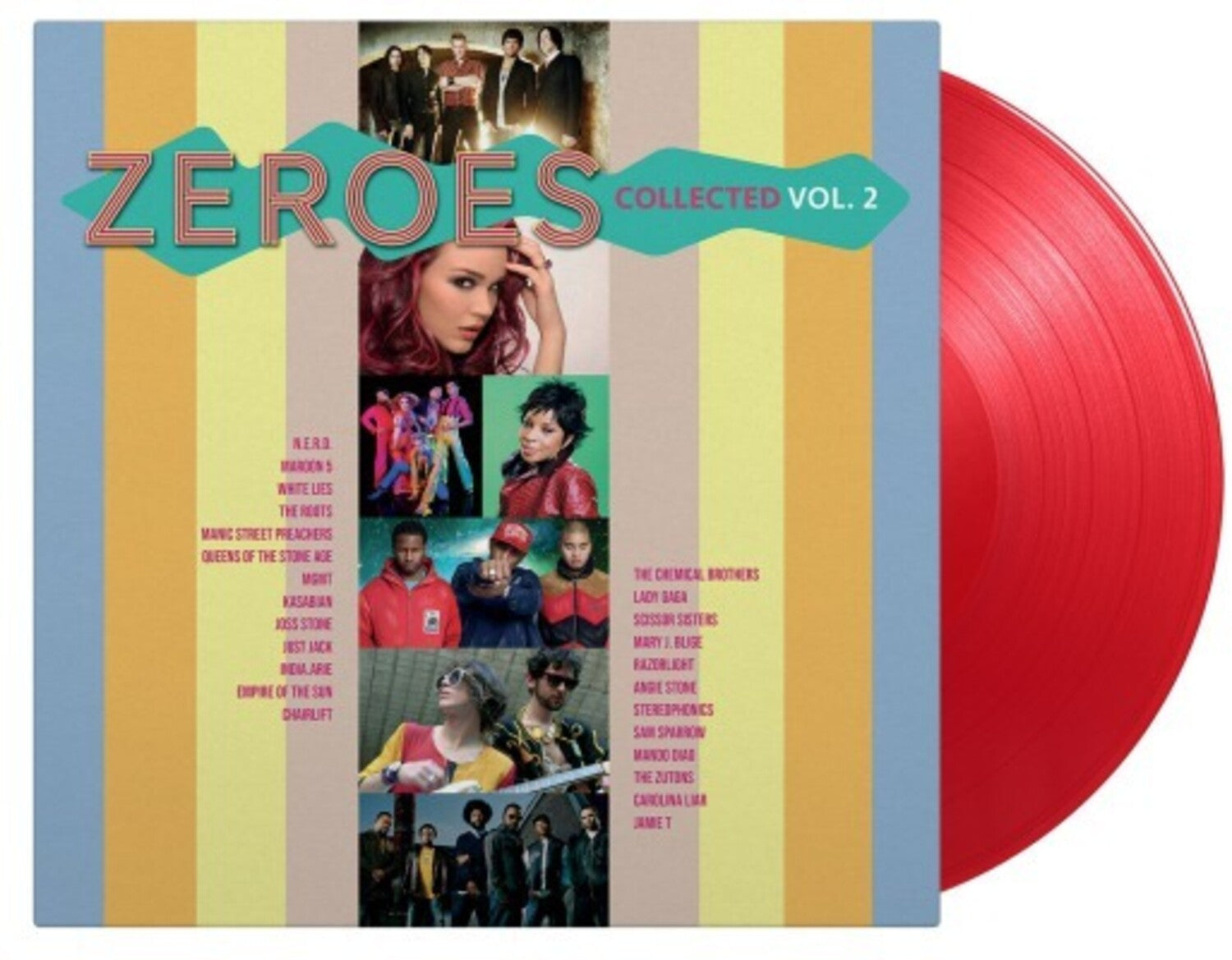 Various Artists - Zeroes Collected Vol. 2 / Various - Limited 180 2xLP (Red Vinyl)