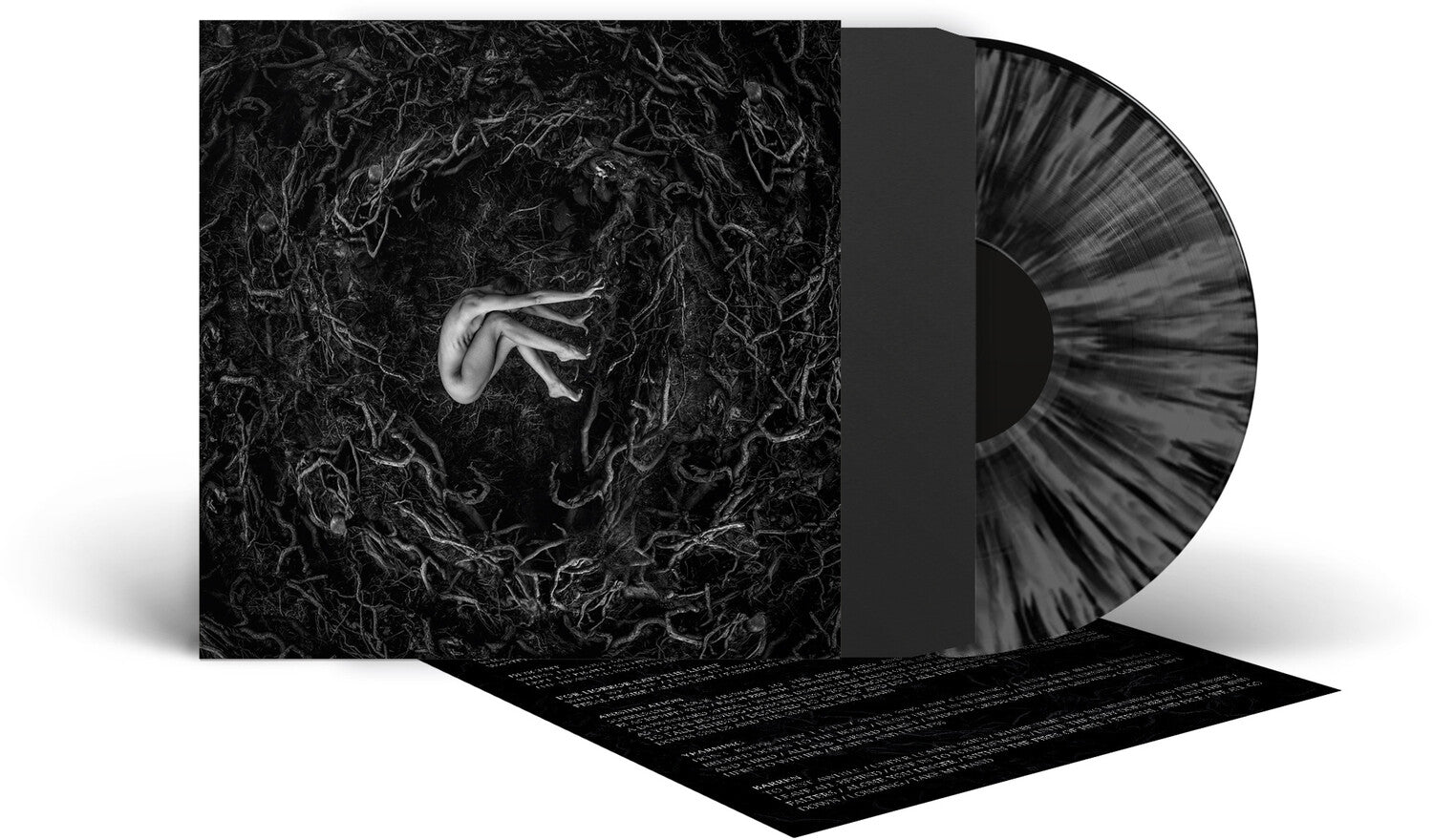 Fvnerals - Let The Earth Be Silent - Grey/Black Splatter (Gray Vinyl)