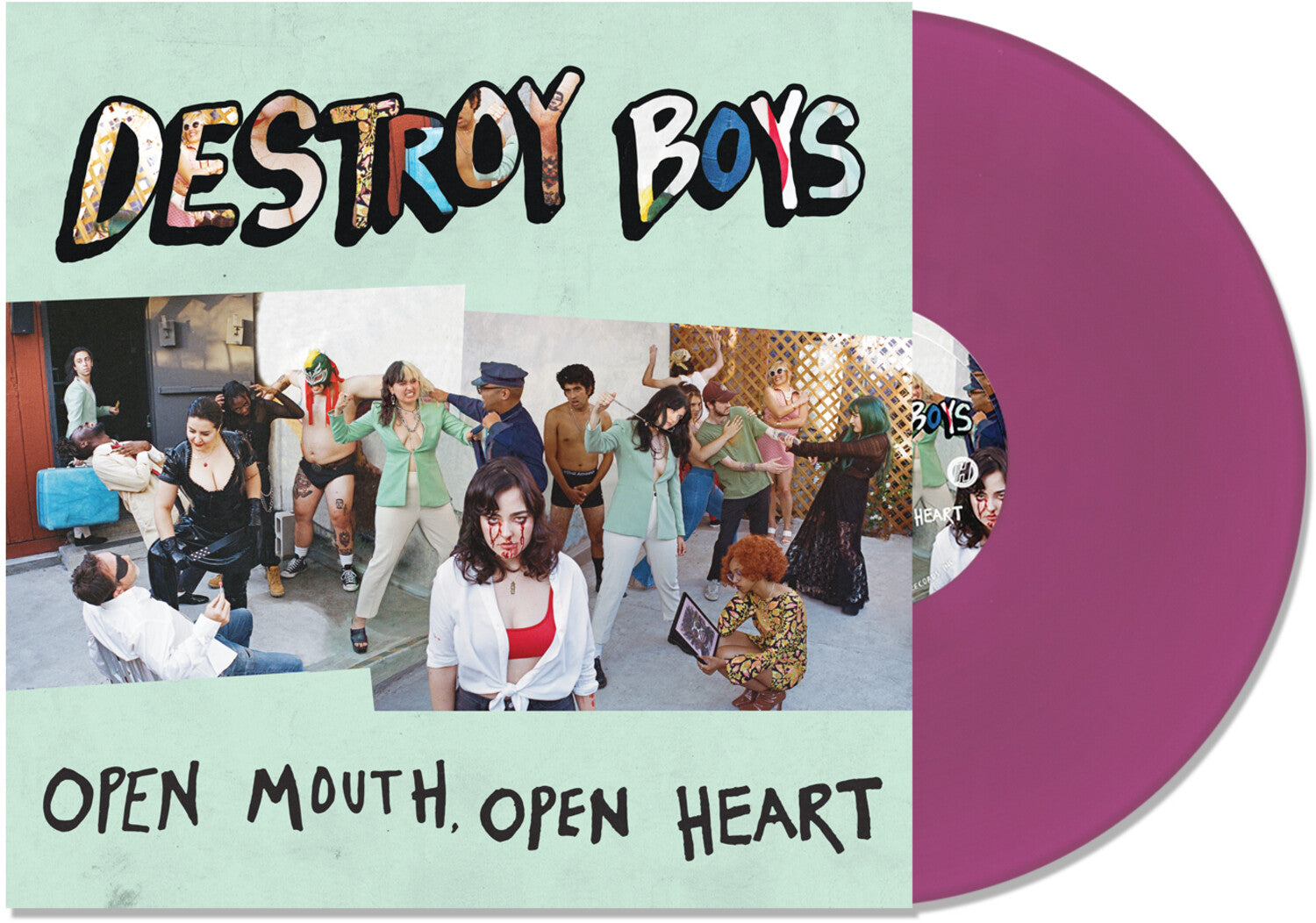 Destroy Boys - Open Mouth, Open Heart (Purple Vinyl)