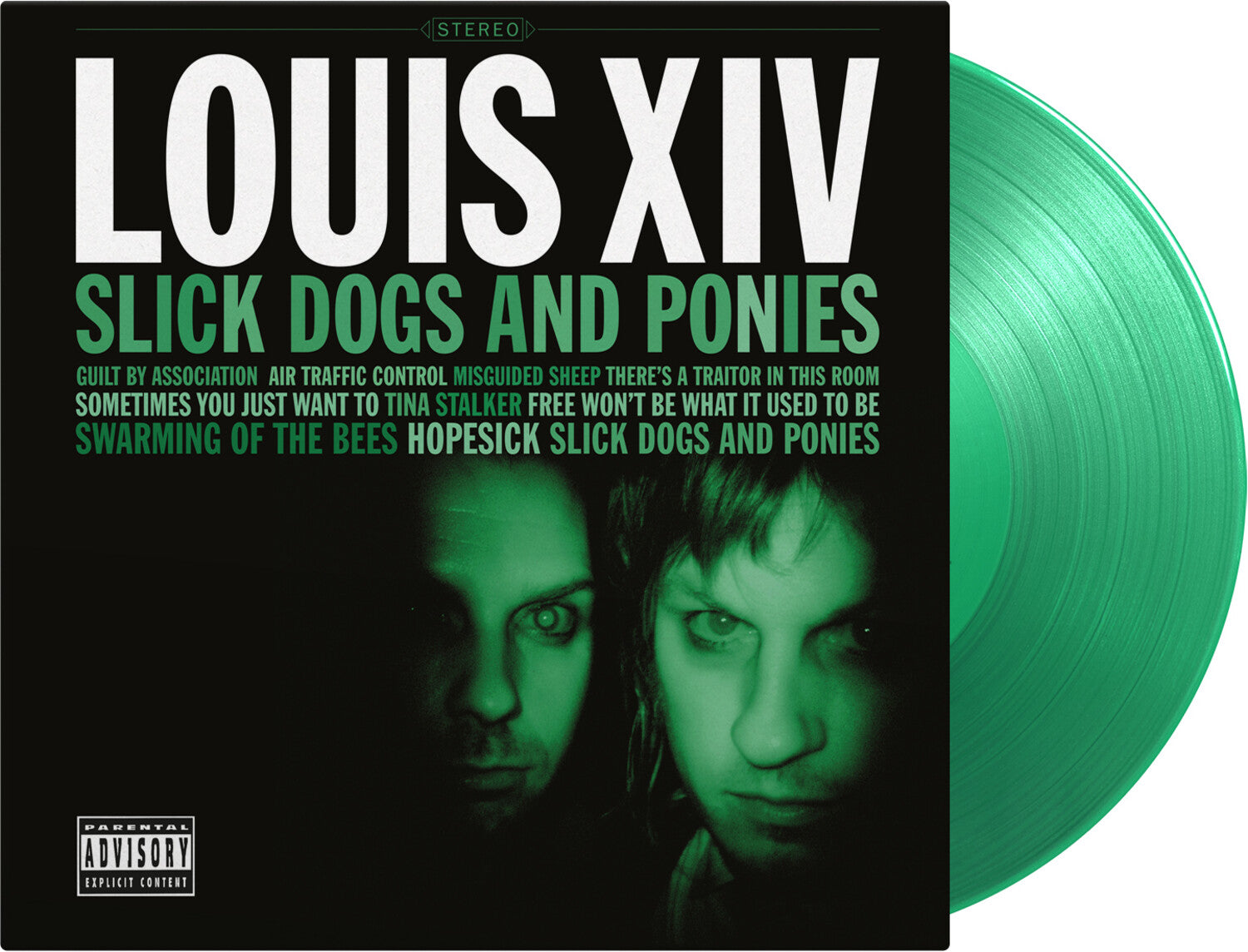Louis XIV - Slick Dogs & Ponies - Limited 180-Gram Translucent Green Colored Vinyl (Green Vinyl)