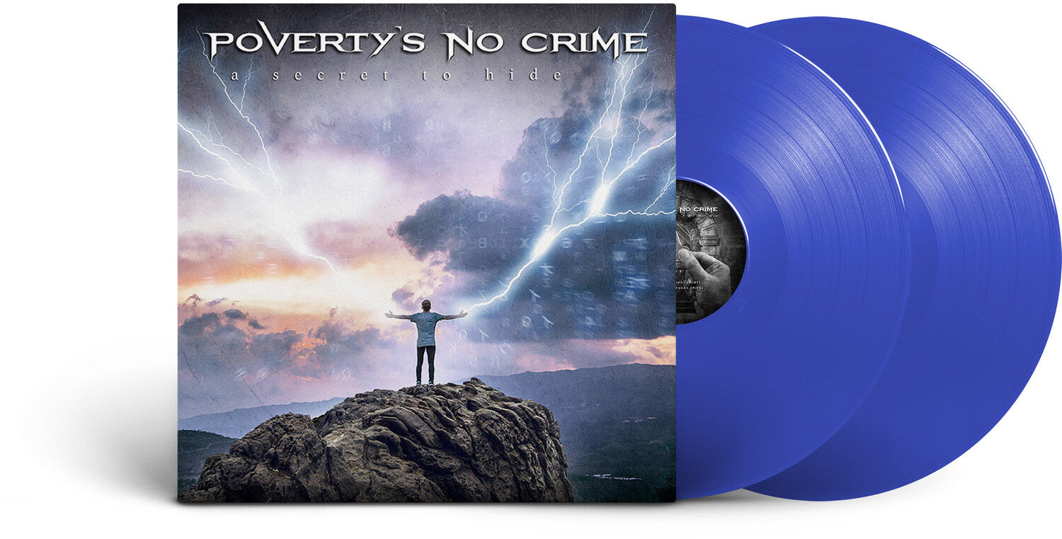Poverty's No Crime - A Secret To Hide 2xLP (Blue Vinyl)