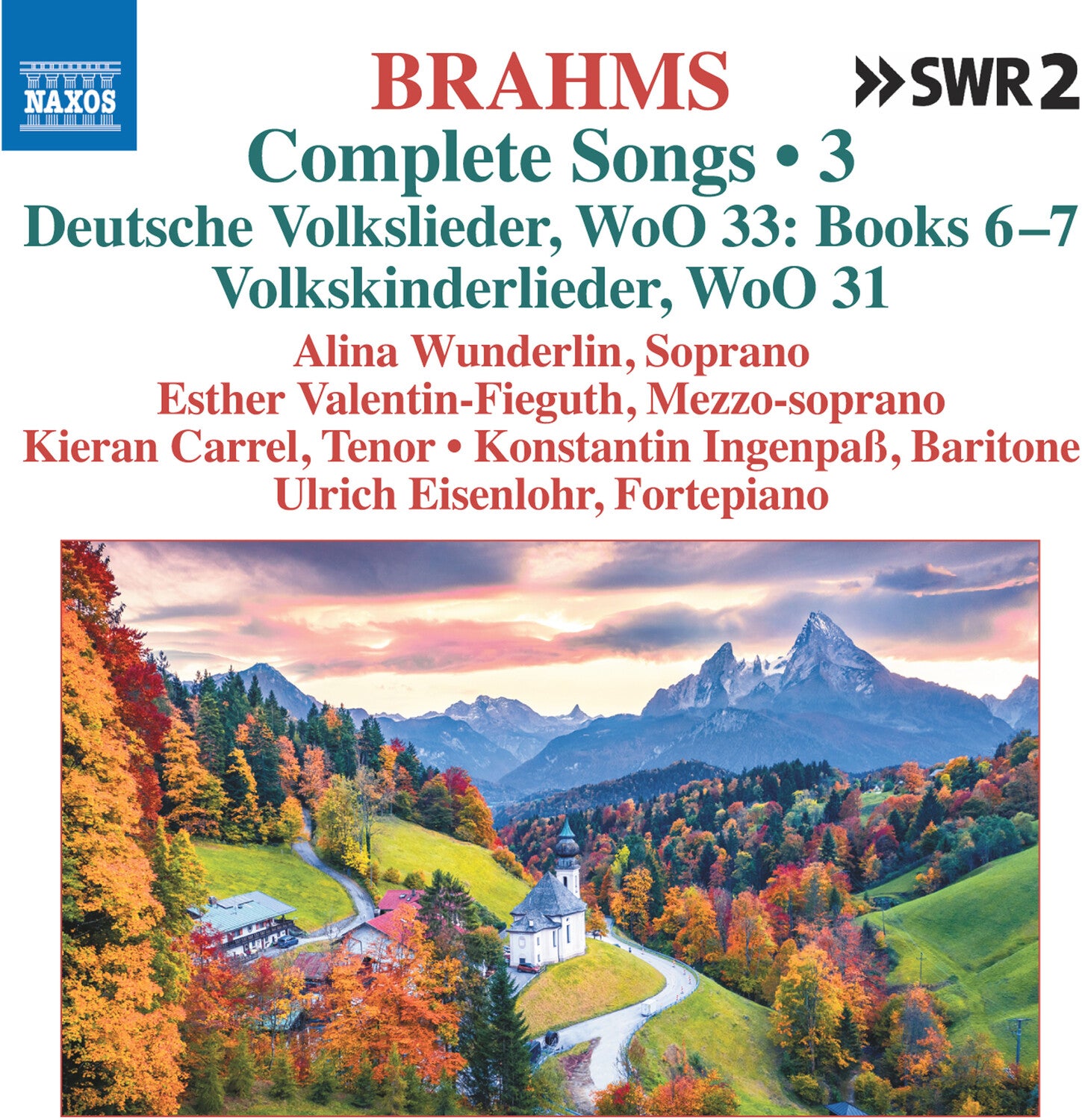 Brahms / Wunderlin / Carrel - Deutsche Volkslieder