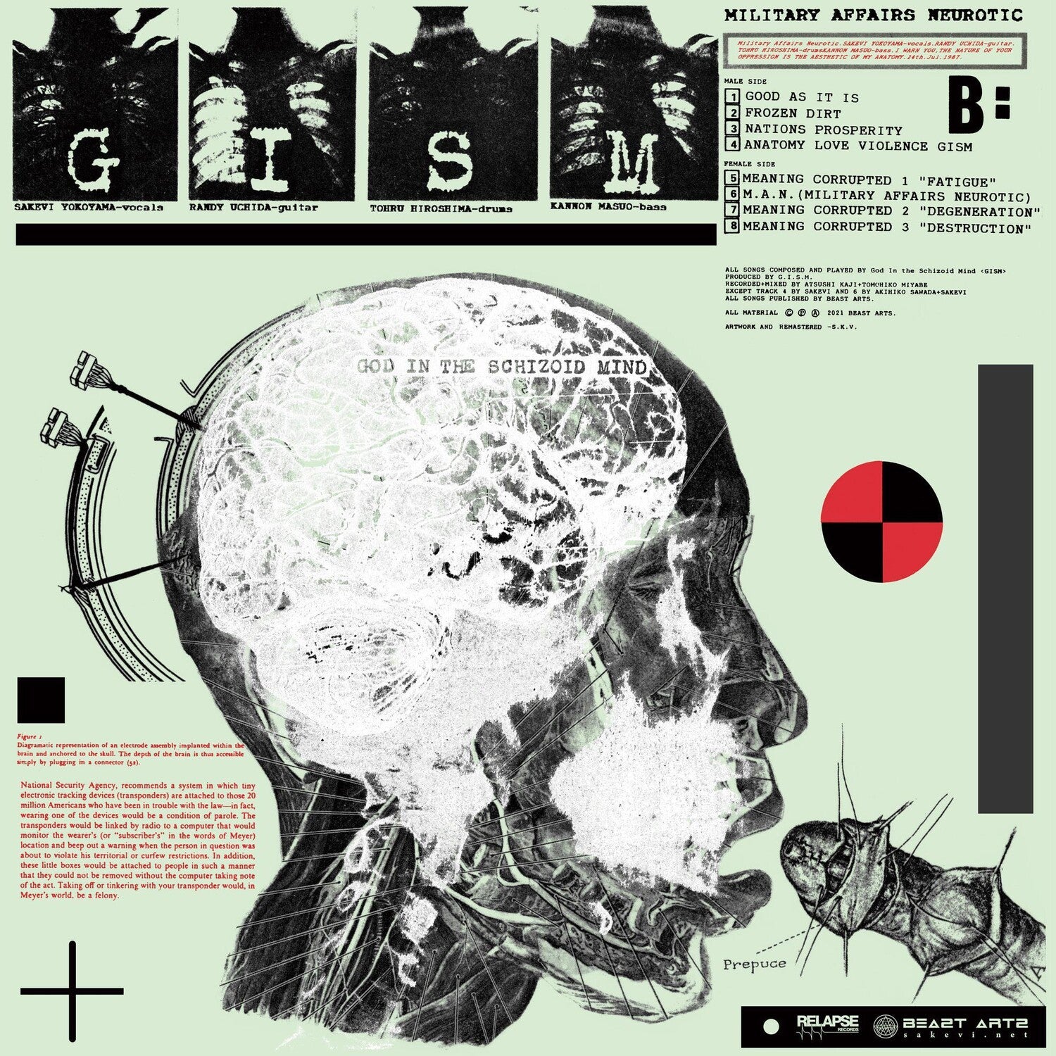 G.I.S.M. - Military Affairs Neurotic (Reissue)