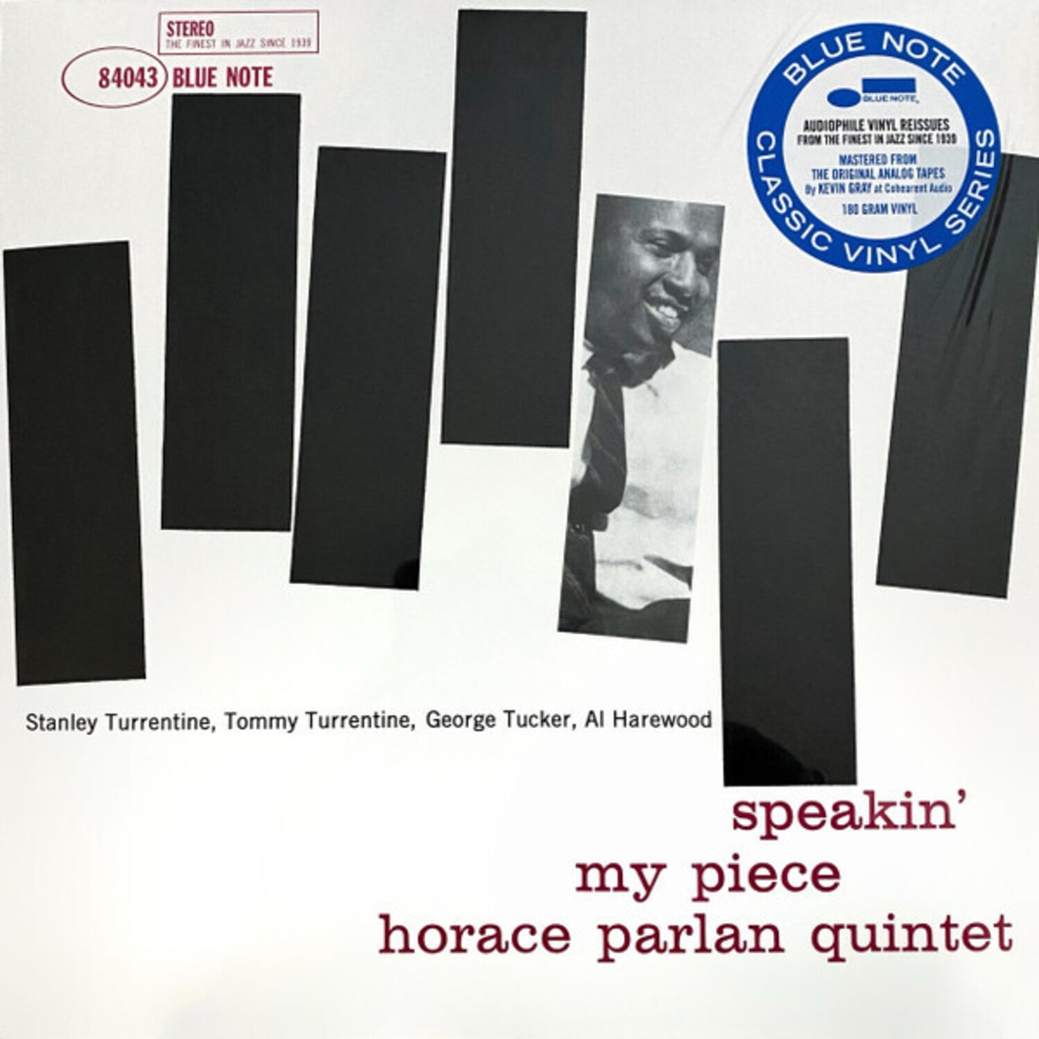 Horace Parlan - Speakin My Piece (Blue Note Classic Series) — vinyl LP album cover