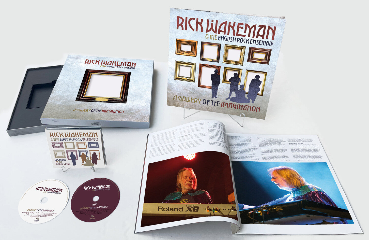 Rick Wakeman - Gallery Of The Imagination - Ltd Box Set Edition, 140gm Vinyl + CD + DVD + 28pg Book 4xLP (Limited Edition)