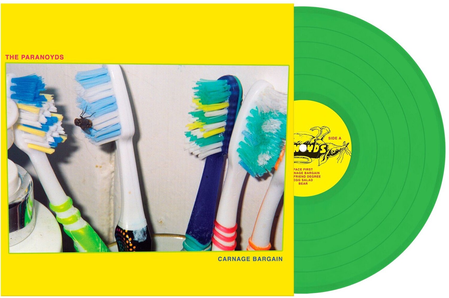Paranoyds - Carnage Bargain - Neon Green (Green Vinyl)