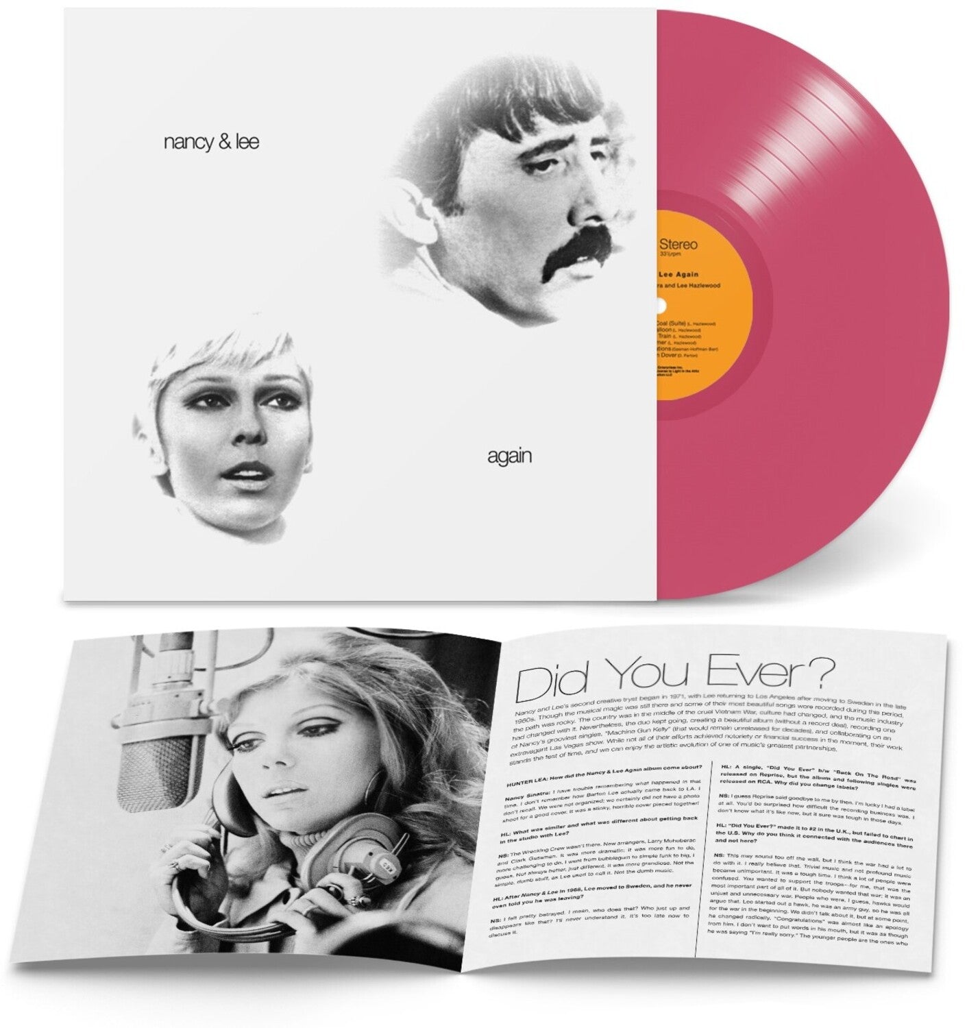 Nancy Sinatra / Lee Hazlewood - Nancy & Lee Again (Pink Vinyl)
