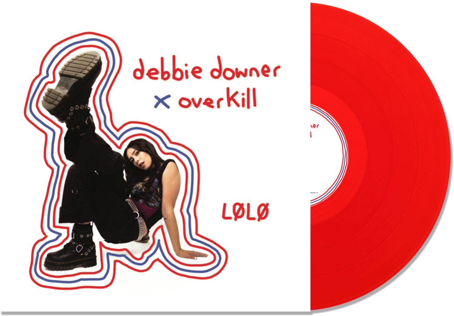 Lolo - Debbie Downer / Overkill - Transparent Red (Red Vinyl)