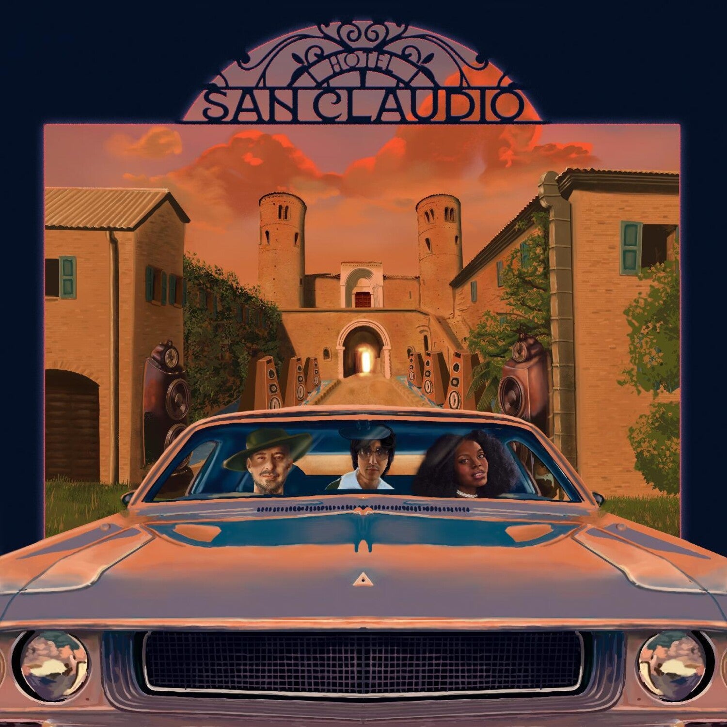 Mark De Clive-Lowe / Shigeto / Melanie Charles - Hotel San Claudio (Orange Vinyl)