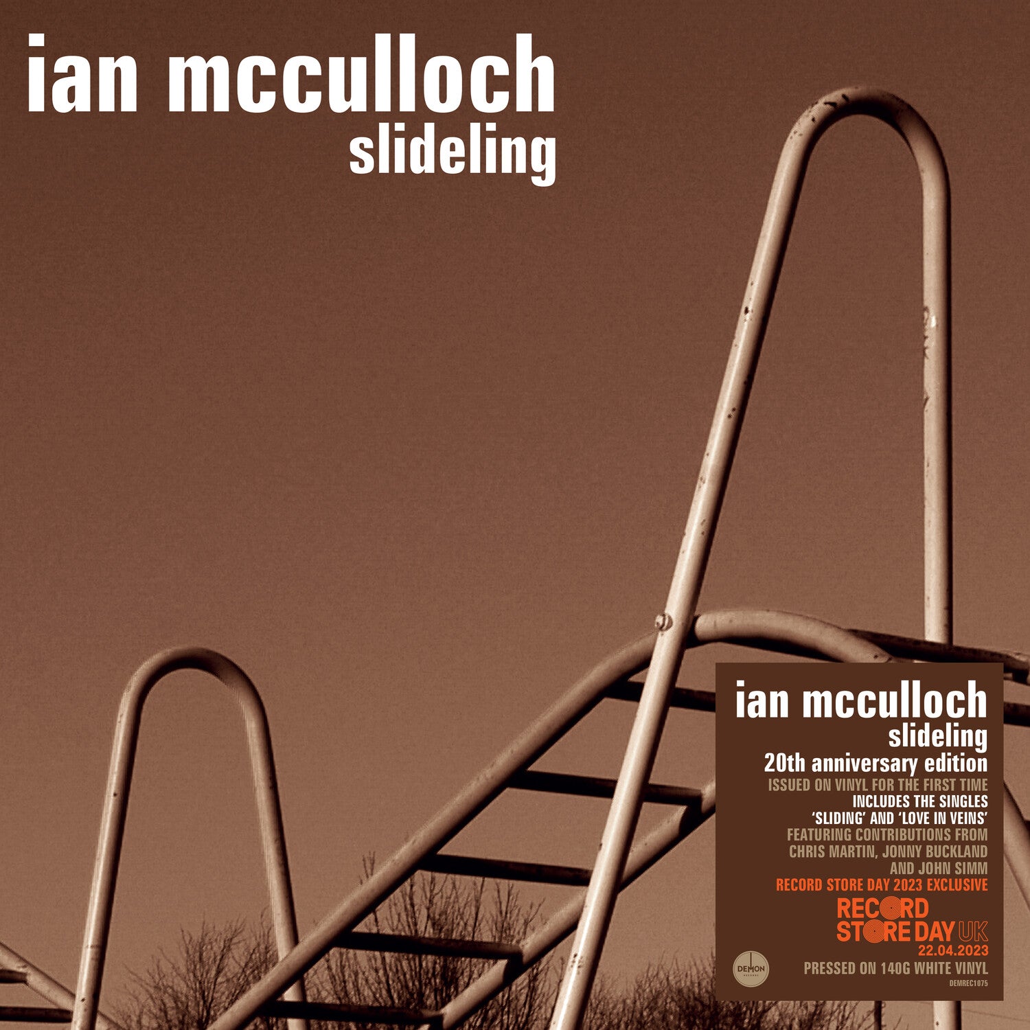 Ian McCulloch - Slideling: 20th Anniversary - Limited 140 (White Vinyl)