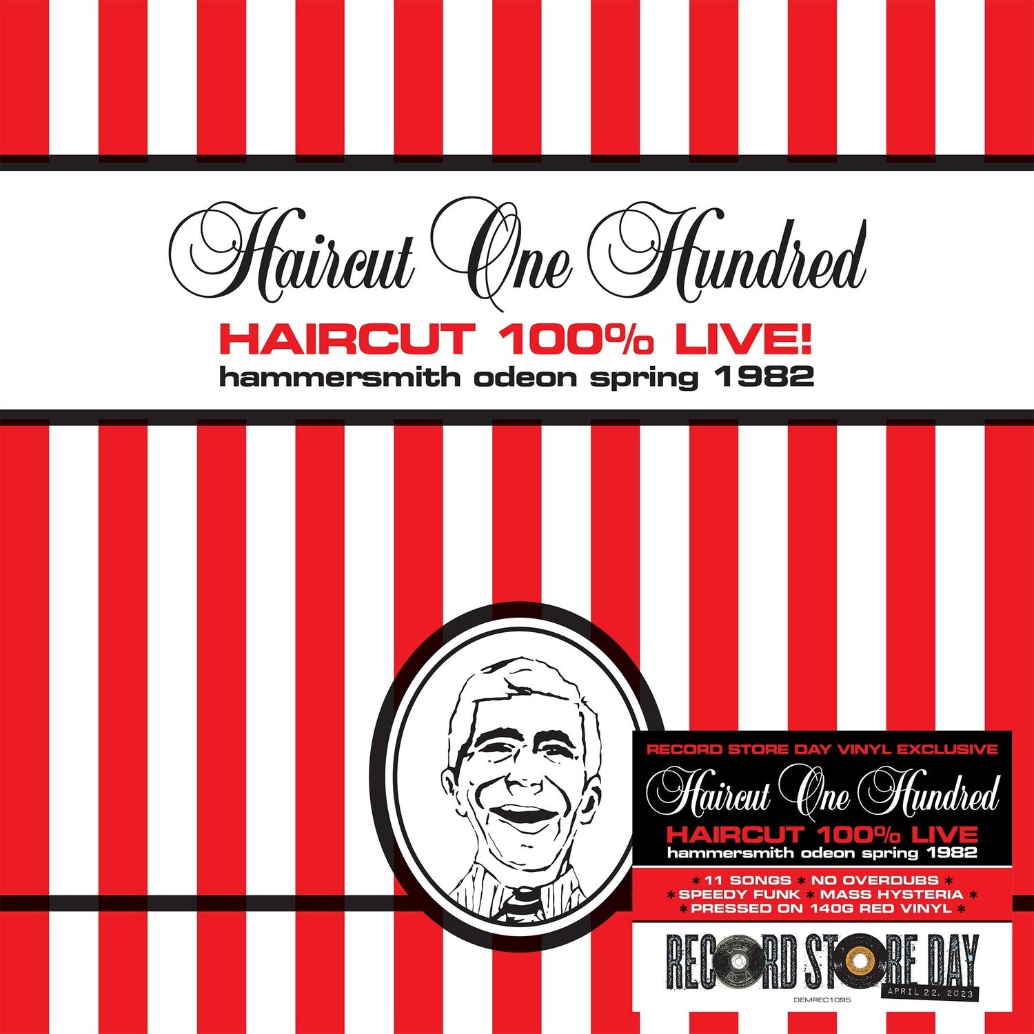 Haircut 100% Live (Hammersmith Odeon 1982) - Limited 140 (Red Vinyl)