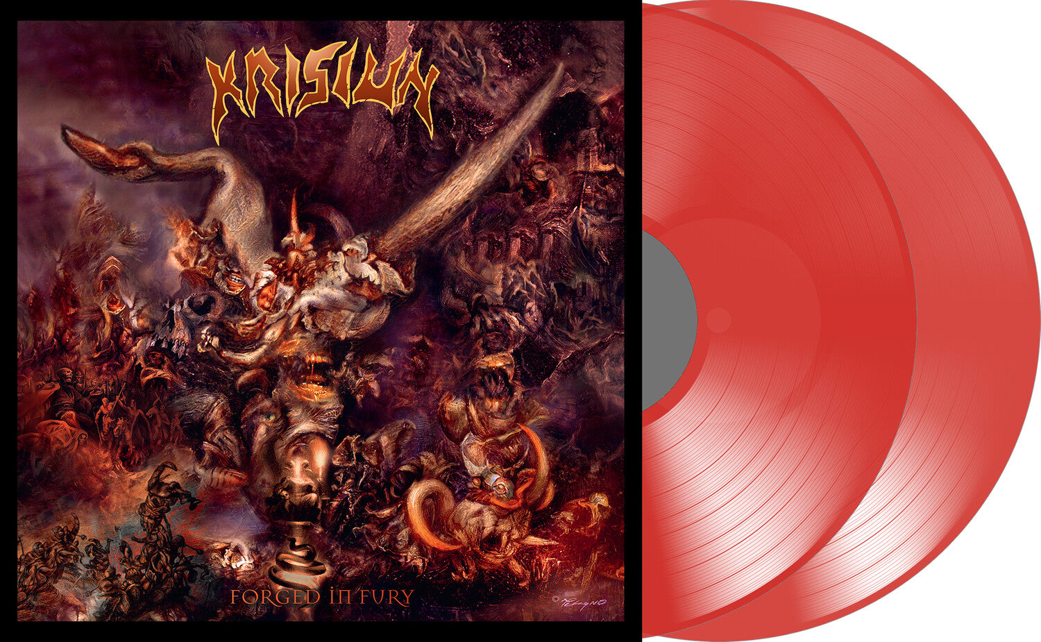 Krisiun - Forged In Fury 2xLP (Clear Vinyl)
