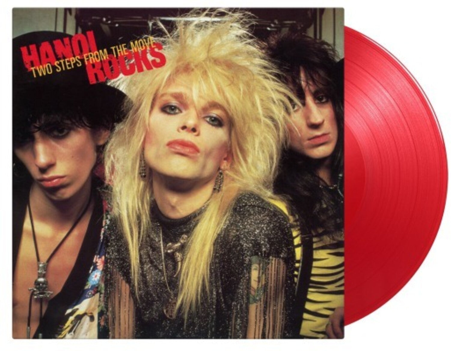 Hanoi Rocks - Two Steps From The Move - Limited 180-Gram Translucent Red Colored Vinyl (Clear Vinyl)
