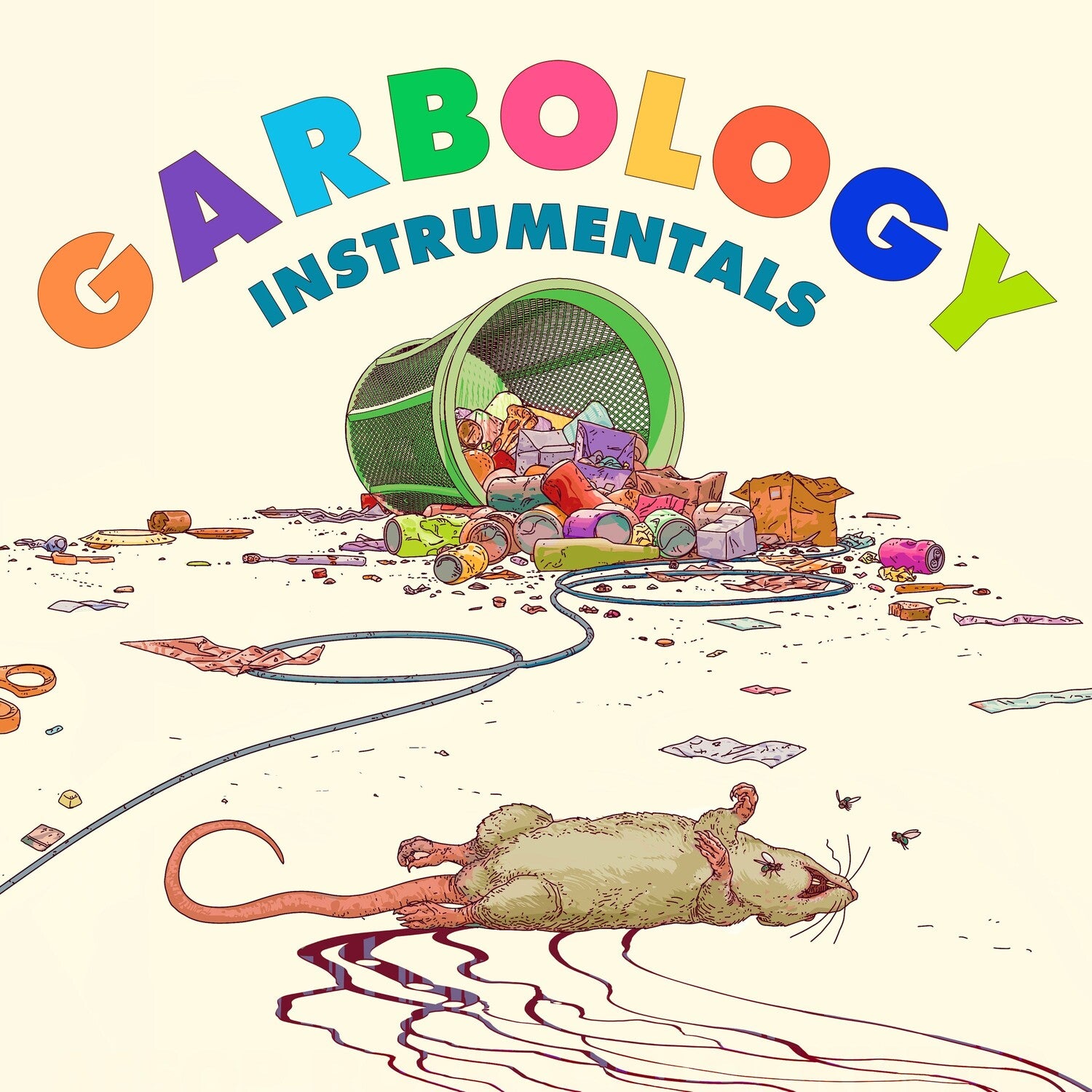 Aesop Rock / Blockhead - Garbology (instrumental Version) - Yellow/Green/Black 2xLP (Yellow Vinyl)