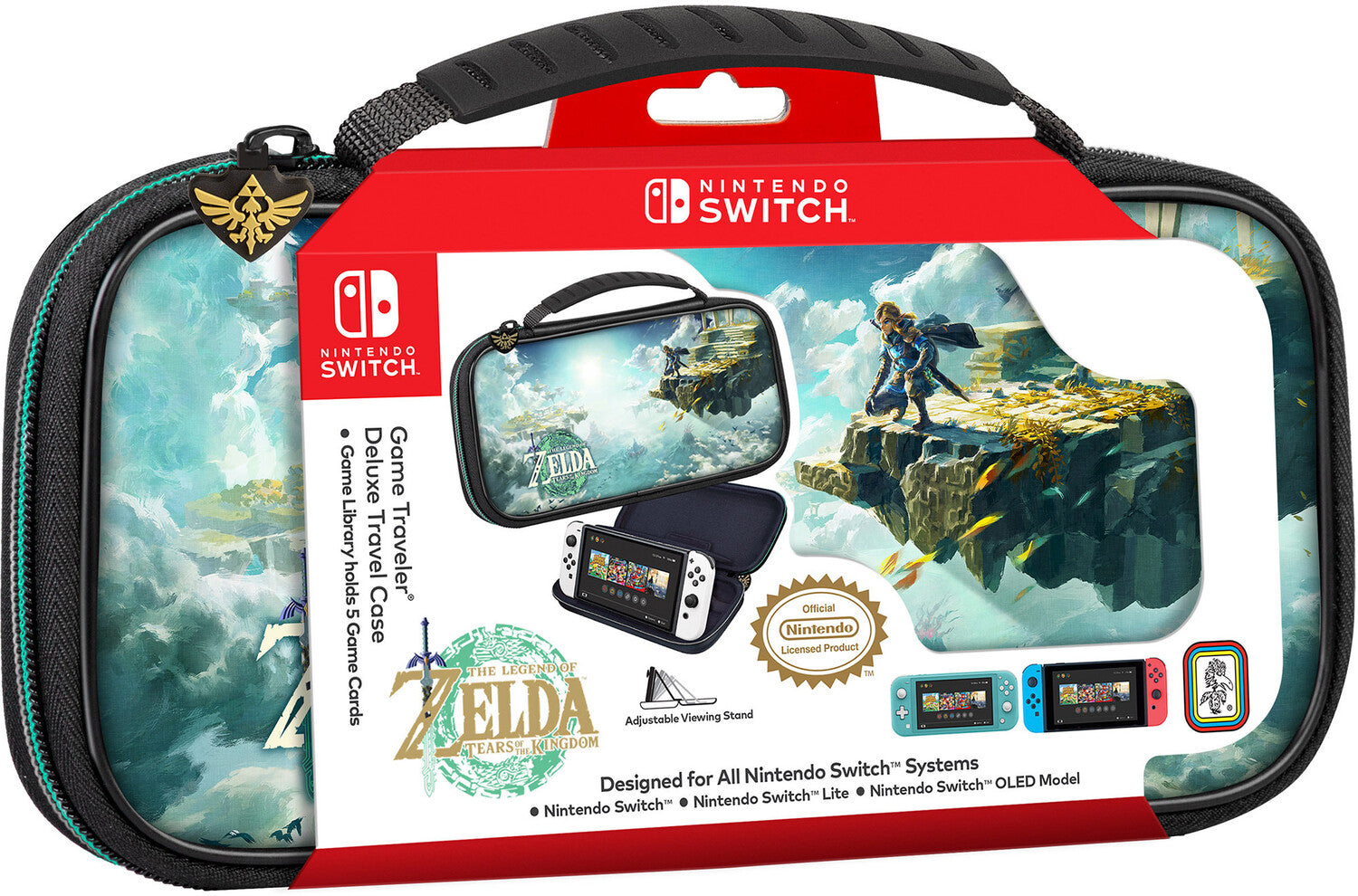 Switch Accessory: Case - RDS Game Traveler Deluxe - Zelda Case: Officially Licensed by Nintendo